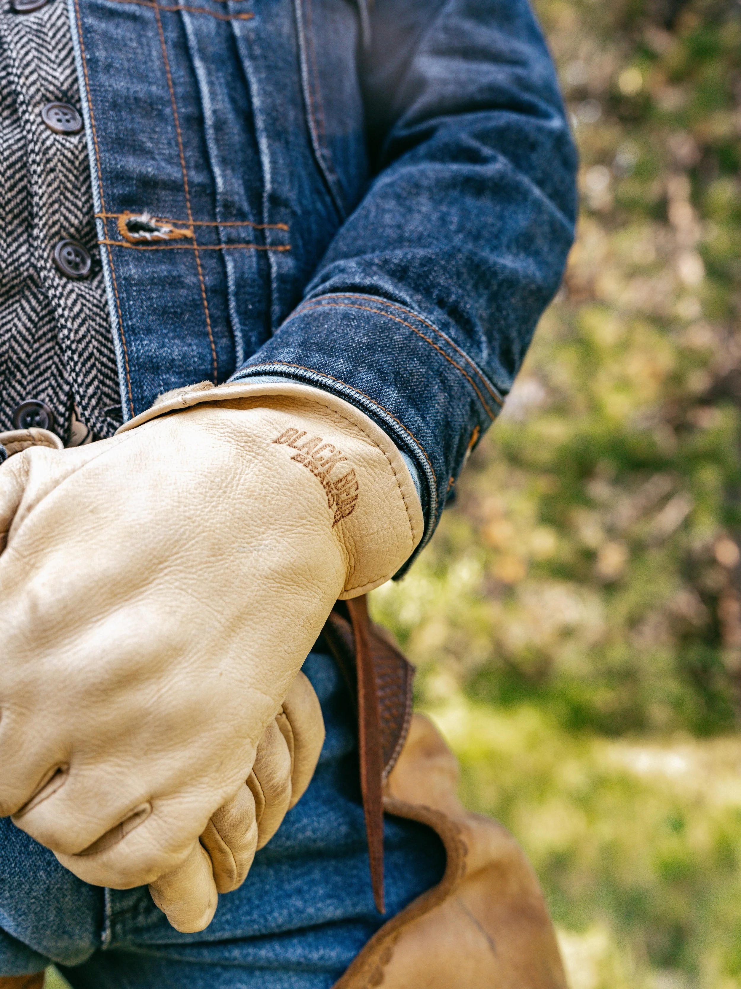 Black Bear Brand jean jacket and gloves.jpeg