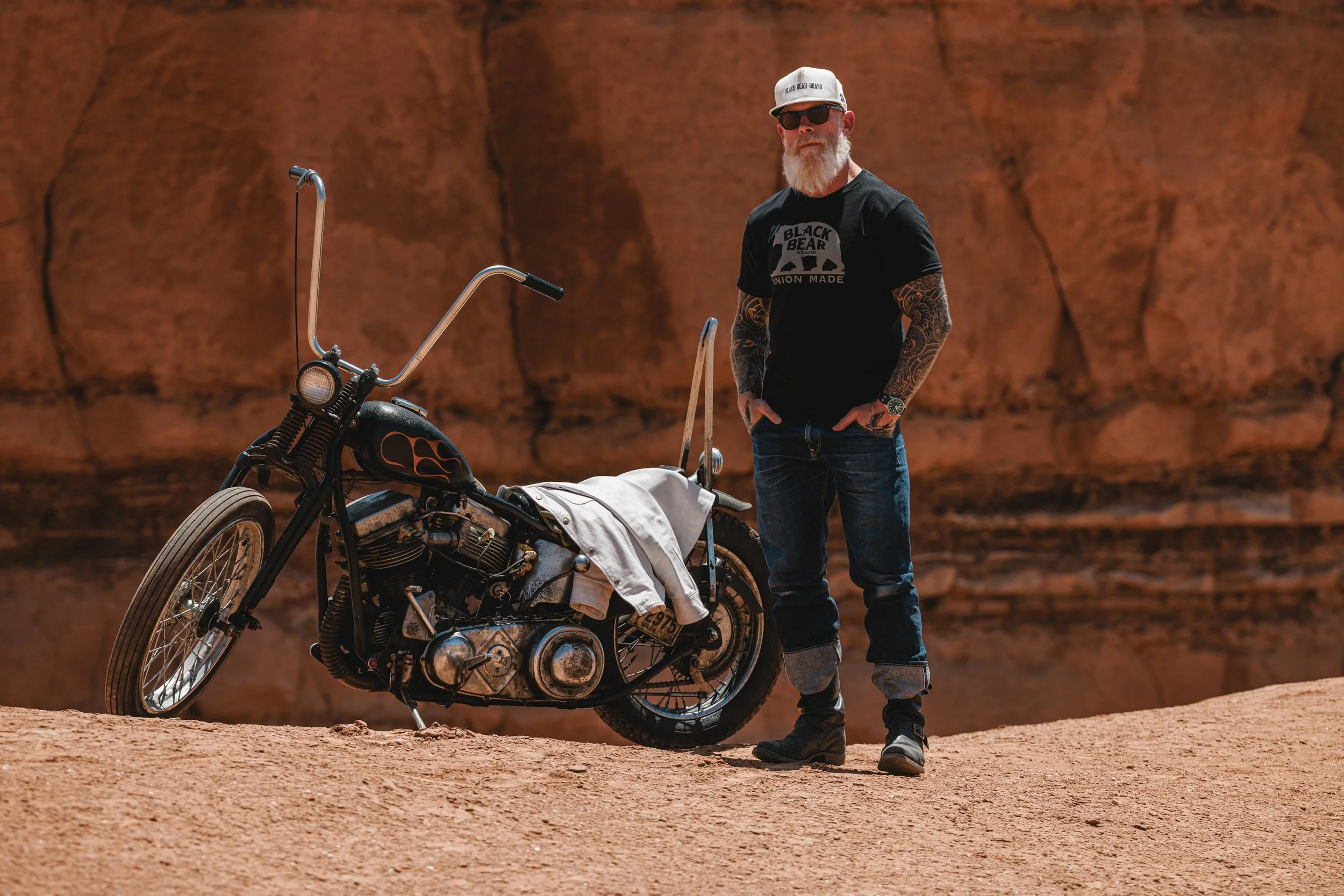 Black Bear Brand - Spirit Bear, GHOST White Western... Horween Horsehide Jacket