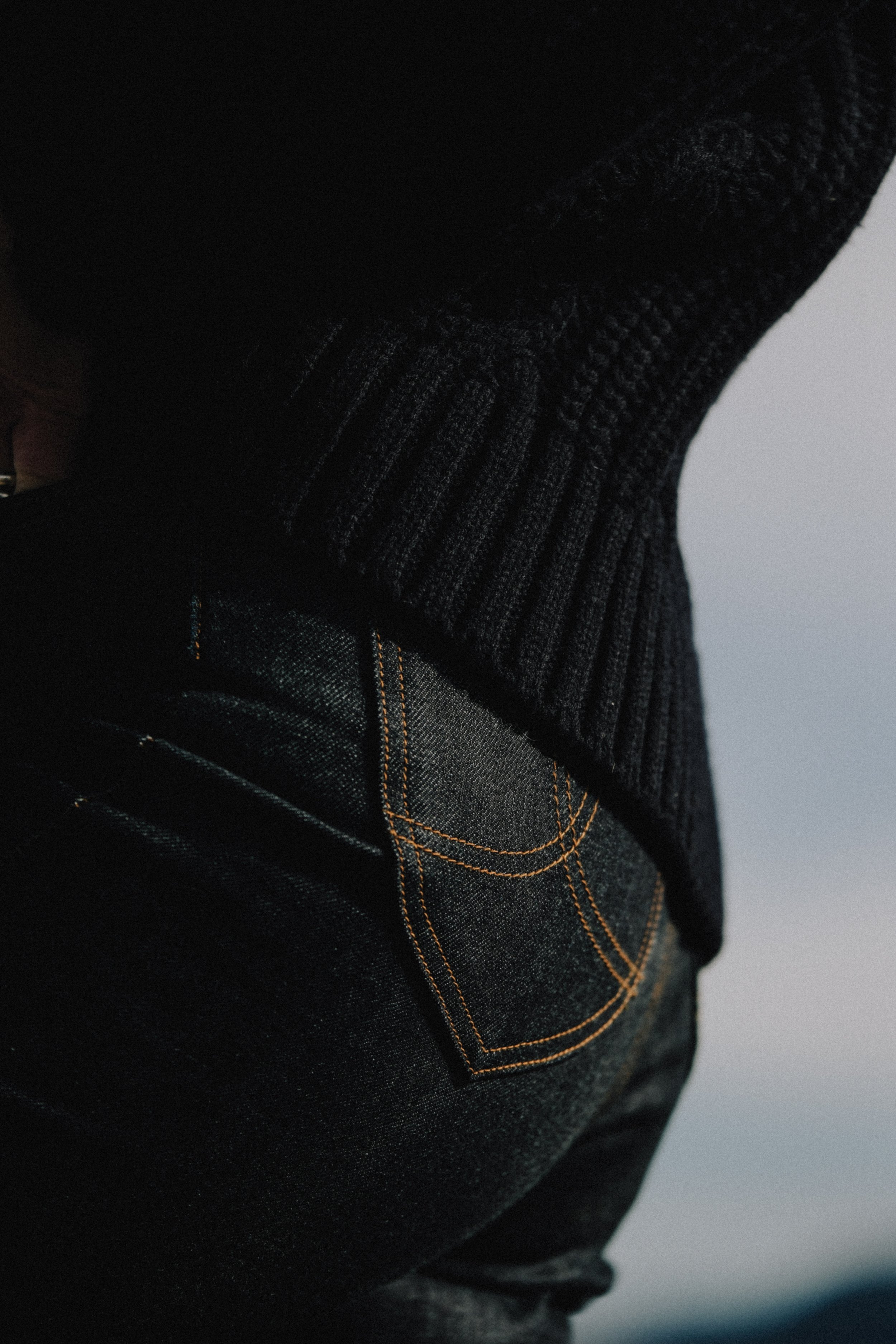 Black Bear Brand WOMAN - Cable Knit "Fisherman" WOOL Sweater