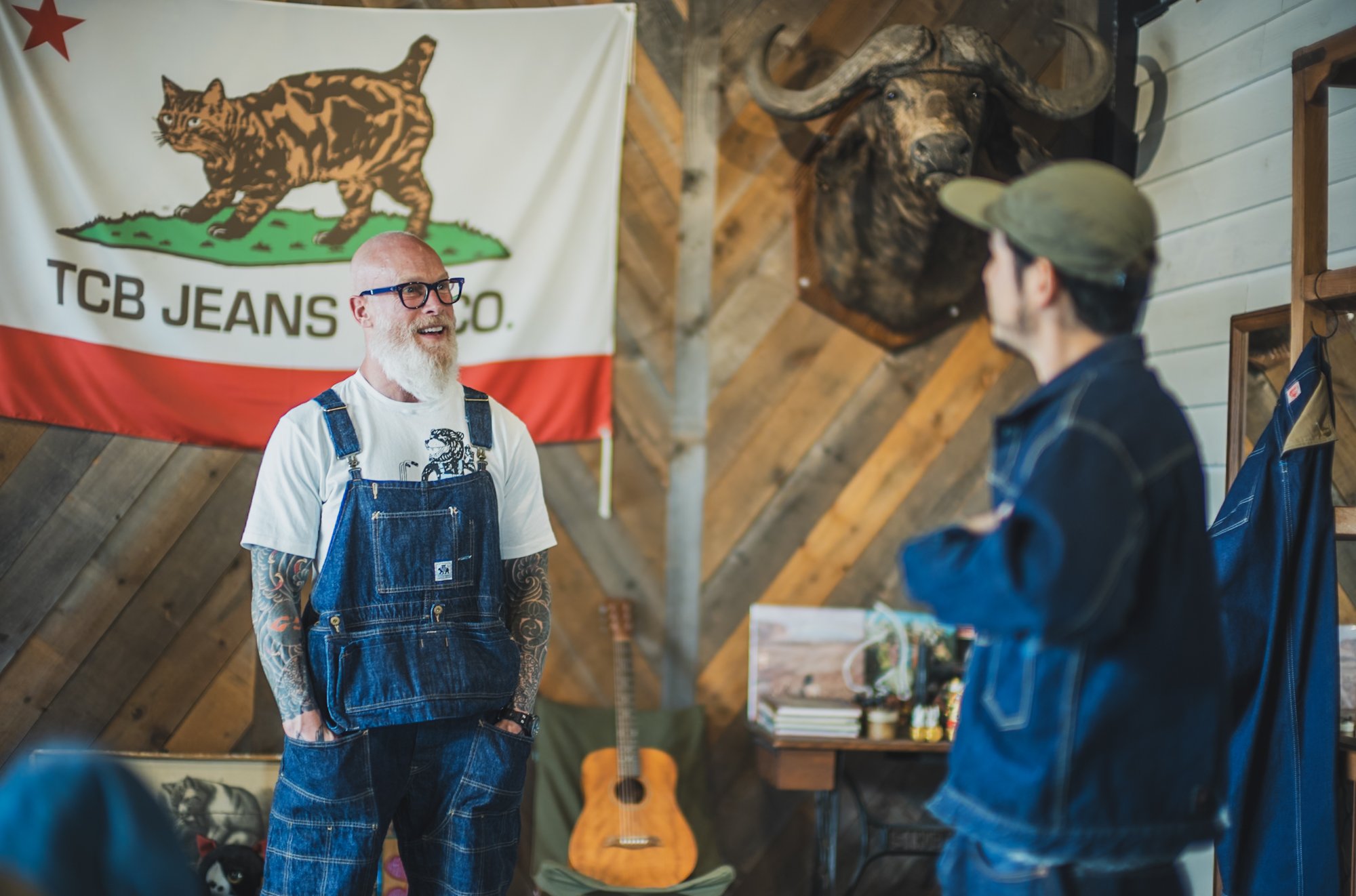Limited Edition BEAR Tee - Black Bear Brand... TCB "Psycho" Bear... Overalls!