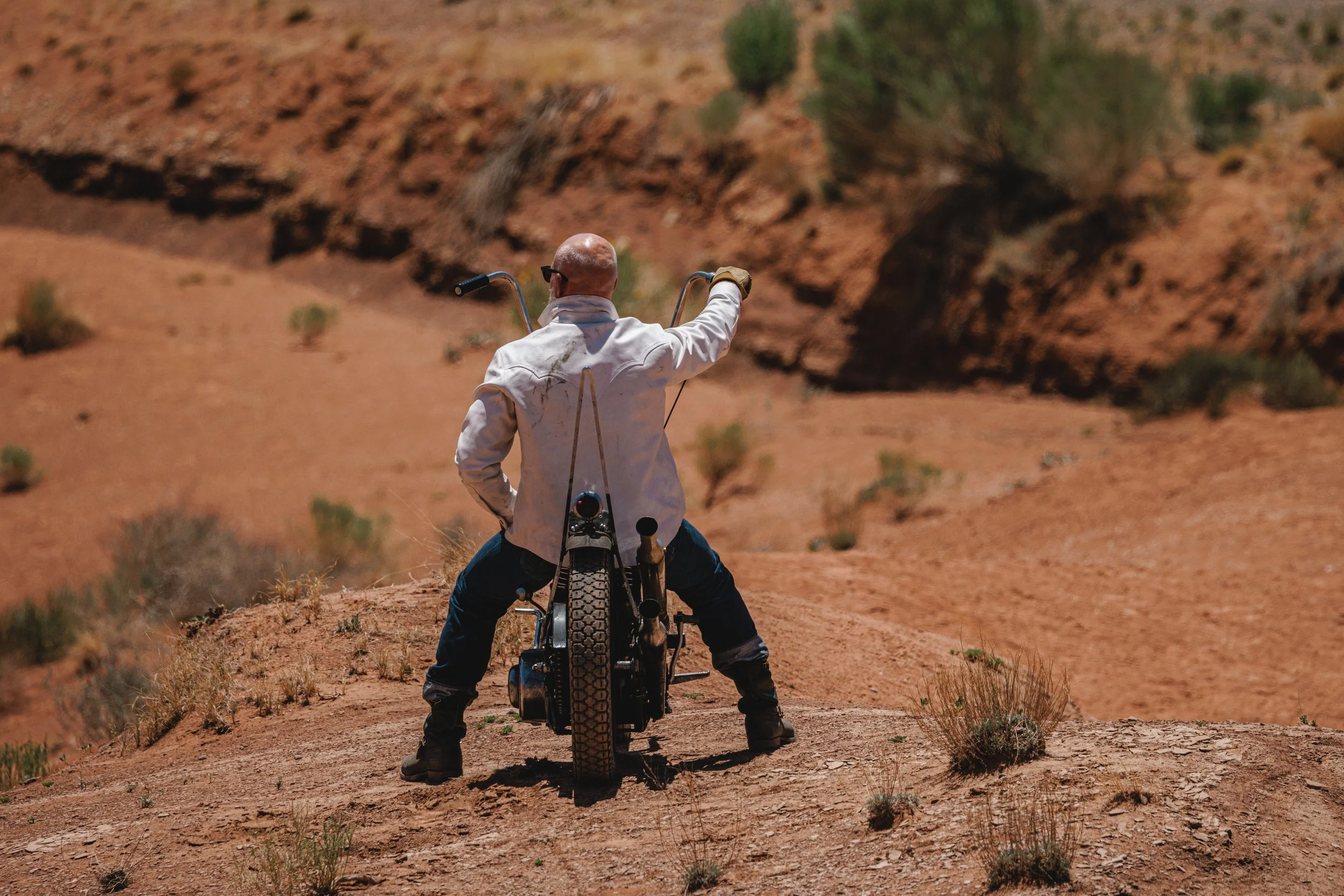 Black Bear Brand - Spirit Bear, GHOST White Western... Horween Horsehide Jacket