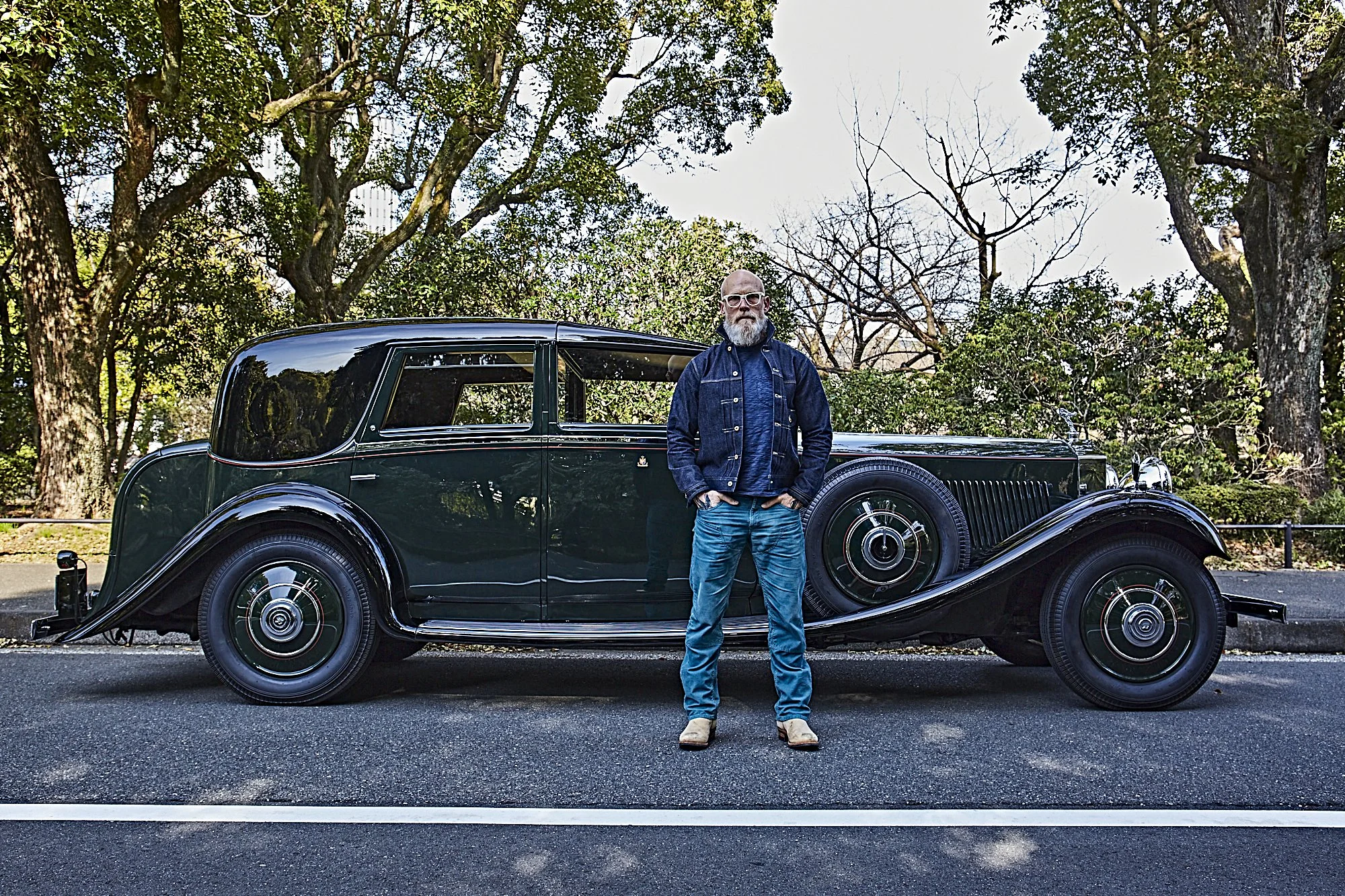 Black Bear Brand OCEAN Blue Distressed Corduroy