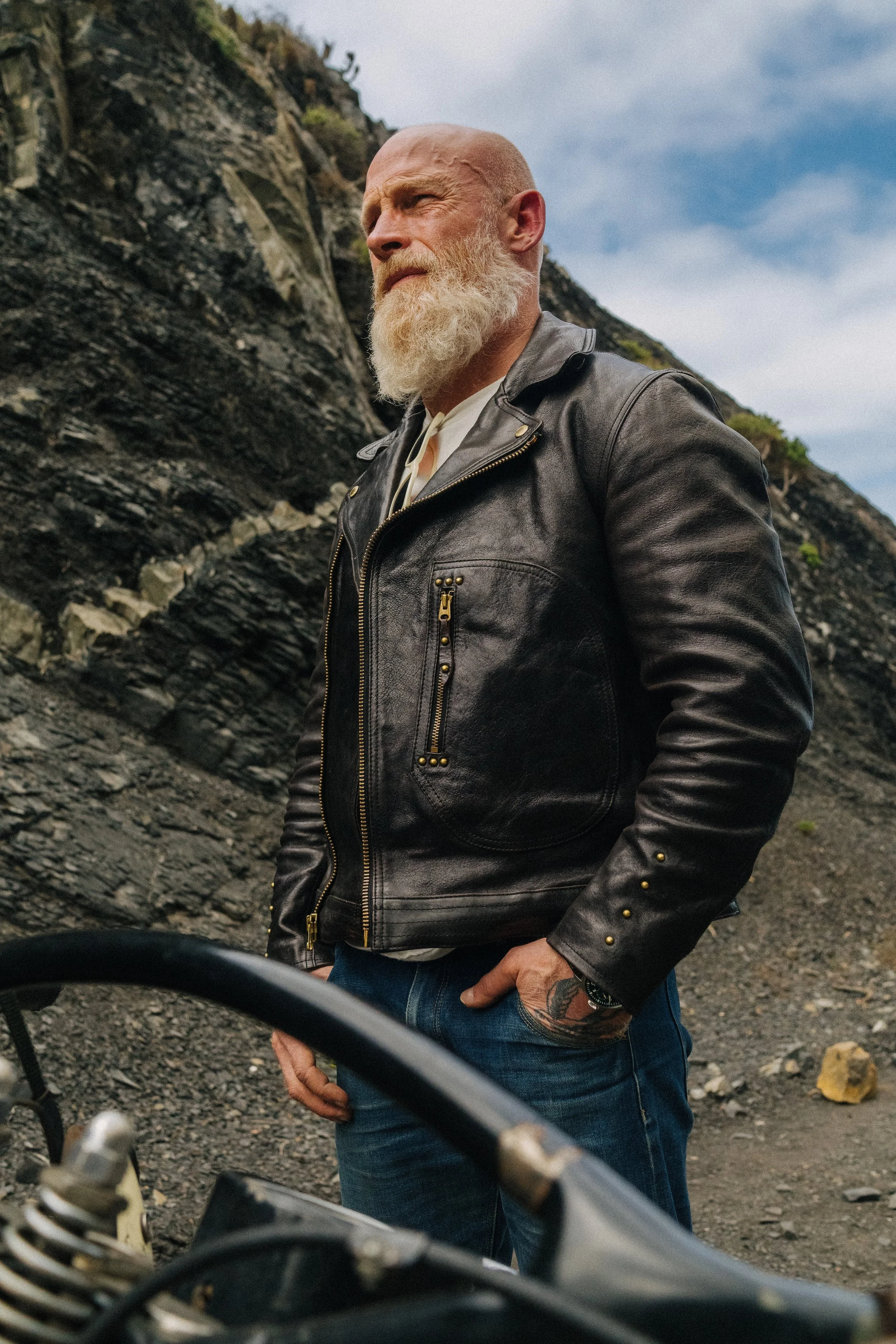 Black Bear Brand - Leathertogs 1933... the  pre-war Moto Jacket in Horween Horsehide
