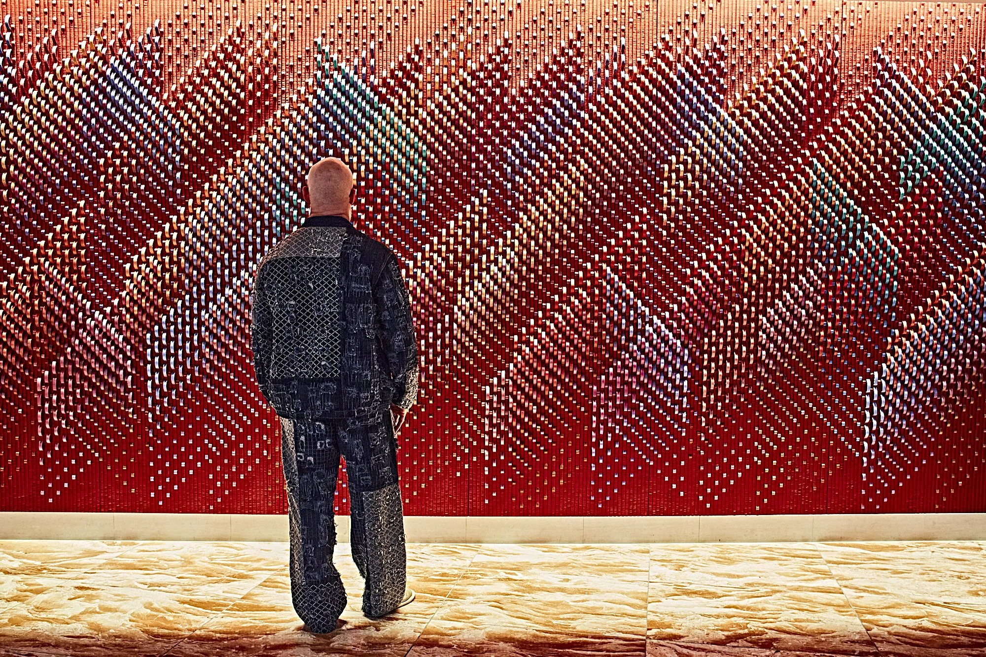 Black Bear Brand BORO Kung Fu Lounge Top