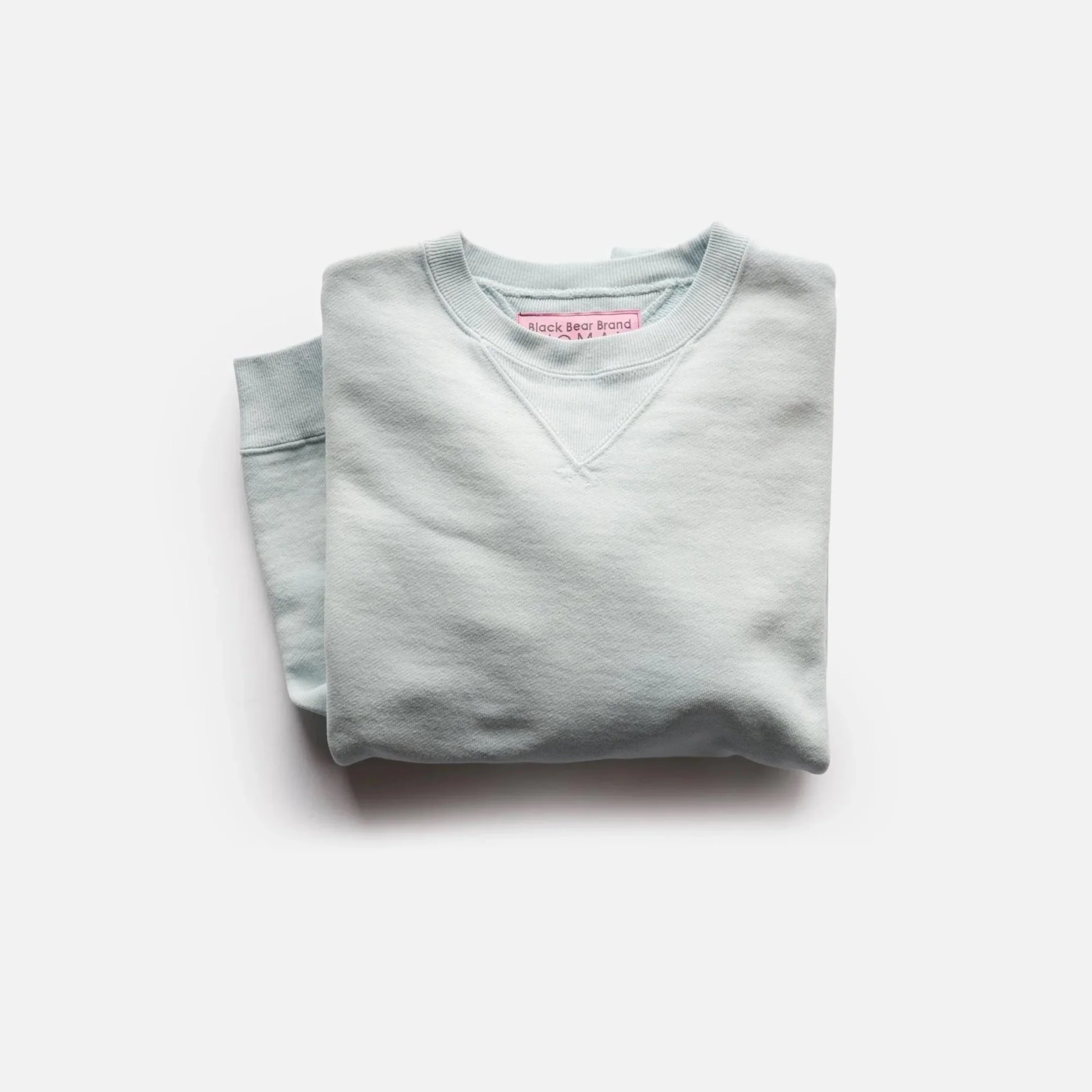 Black Bear Brand WOMAN - Sun Dyed French Terry Crew (Baby Blue)