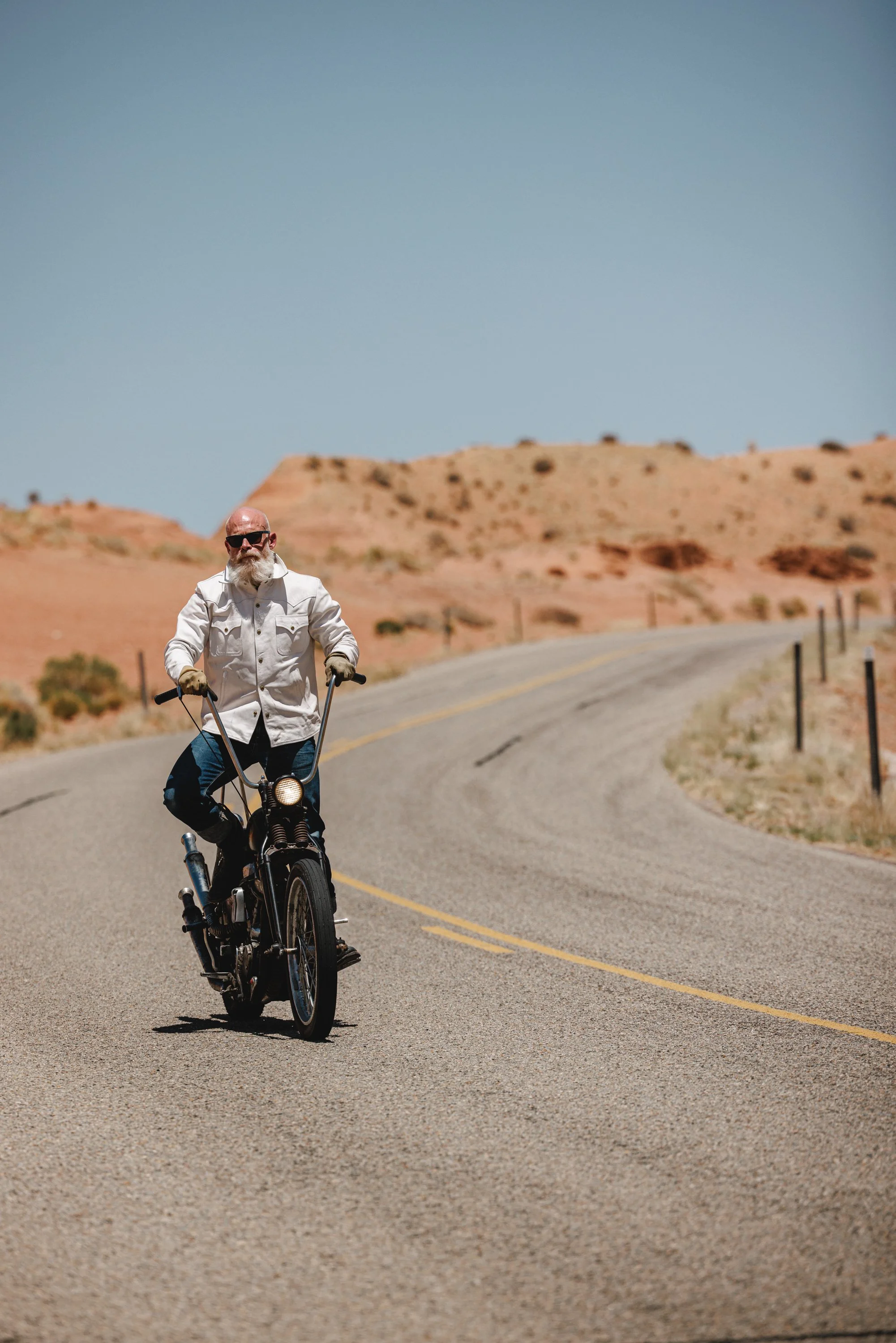 Black Bear Brand - Spirit Bear, GHOST White Western... Horween Horsehide Jacket