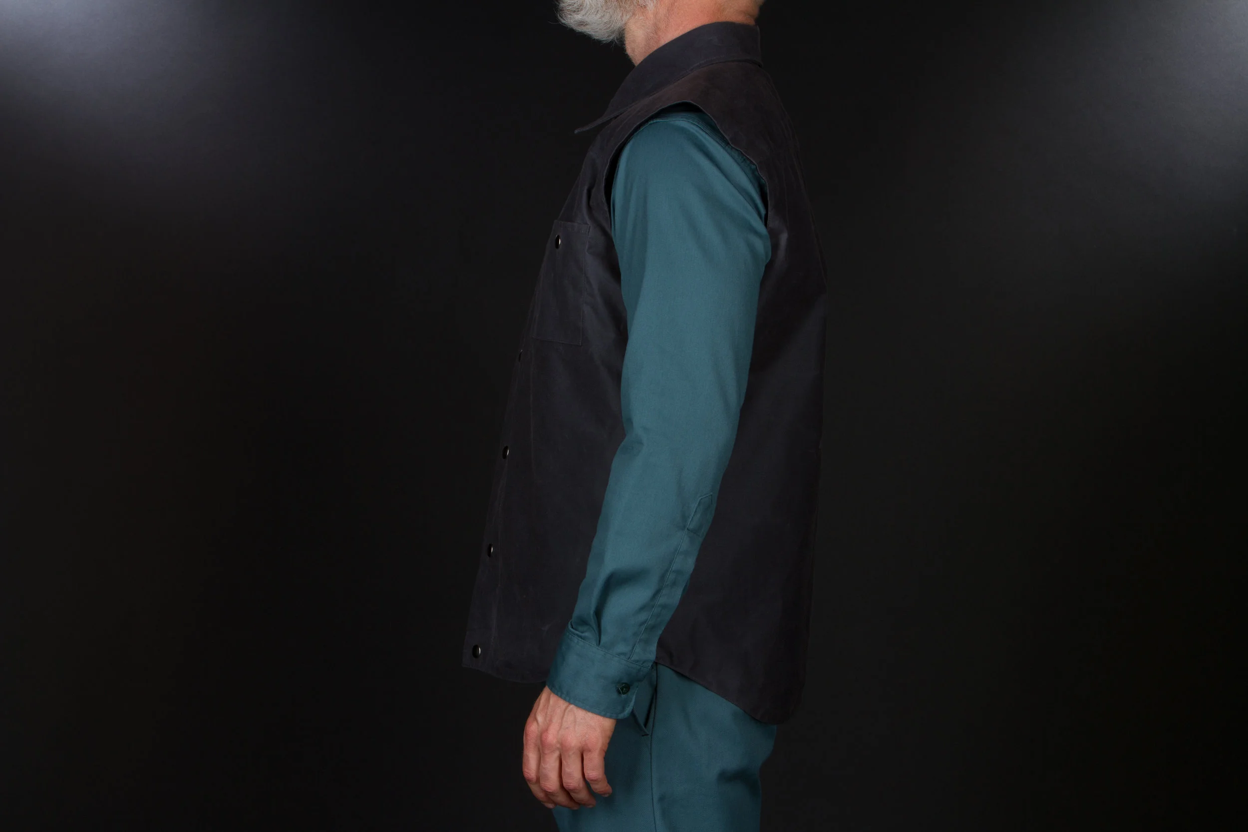 Black Bear Brand Wax Canvas Vest