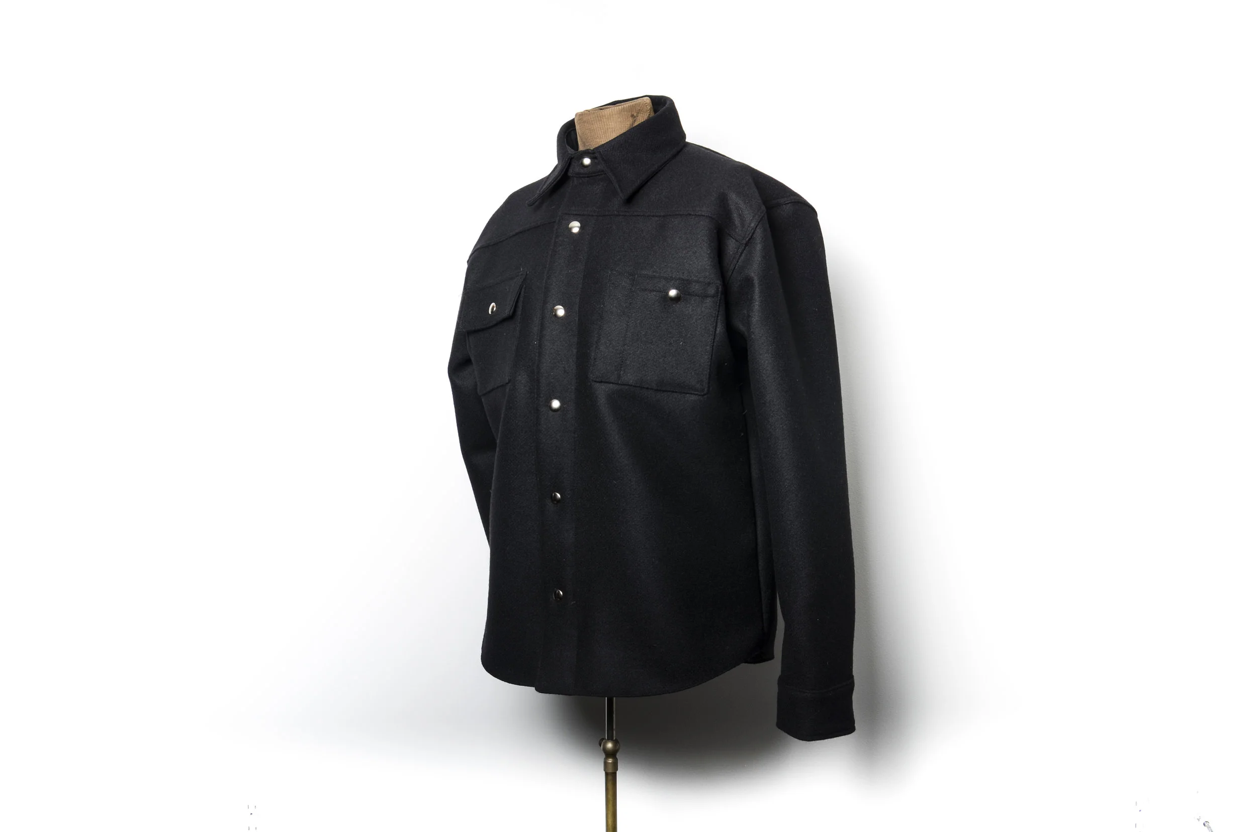 Black Bear Brand’s signature in Black Pendleton melton Wool.