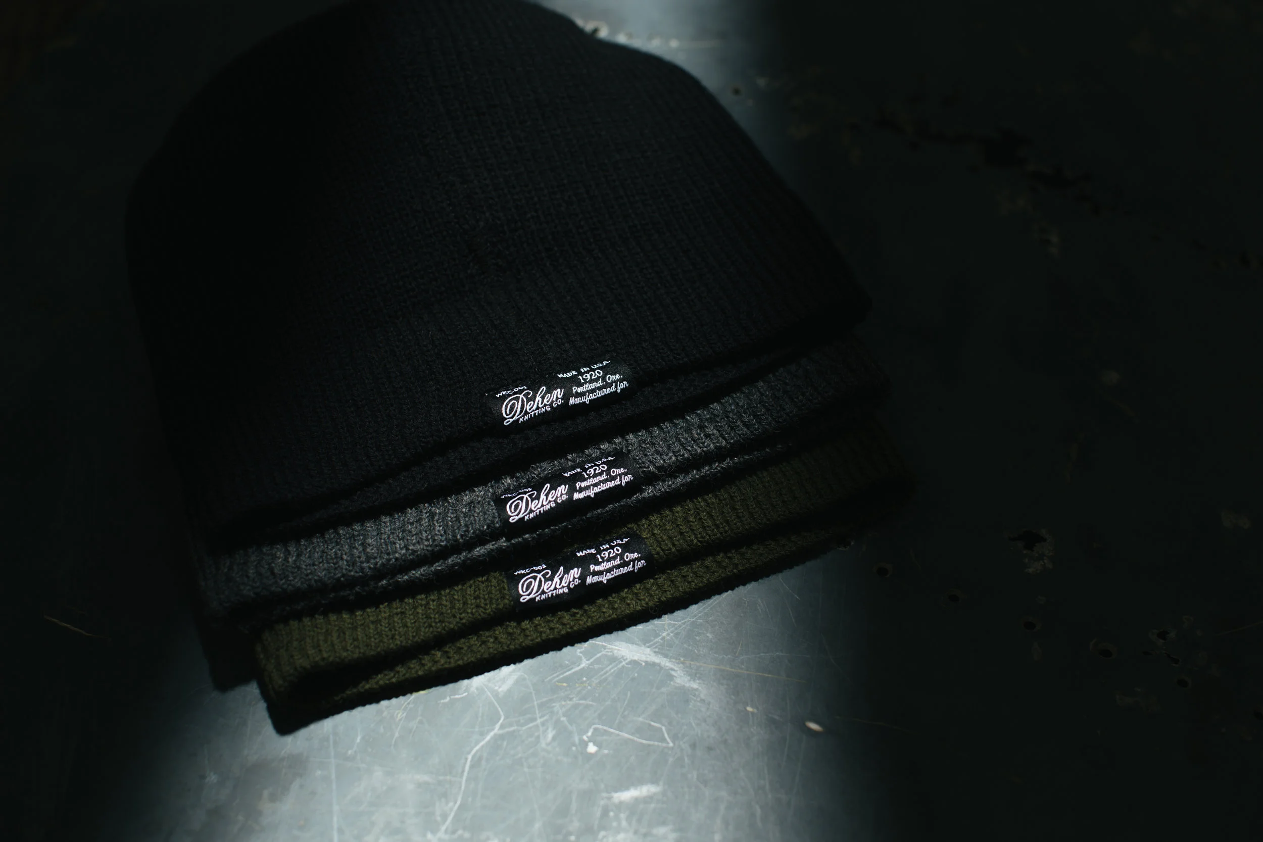 Black Bear Brand watch caps
