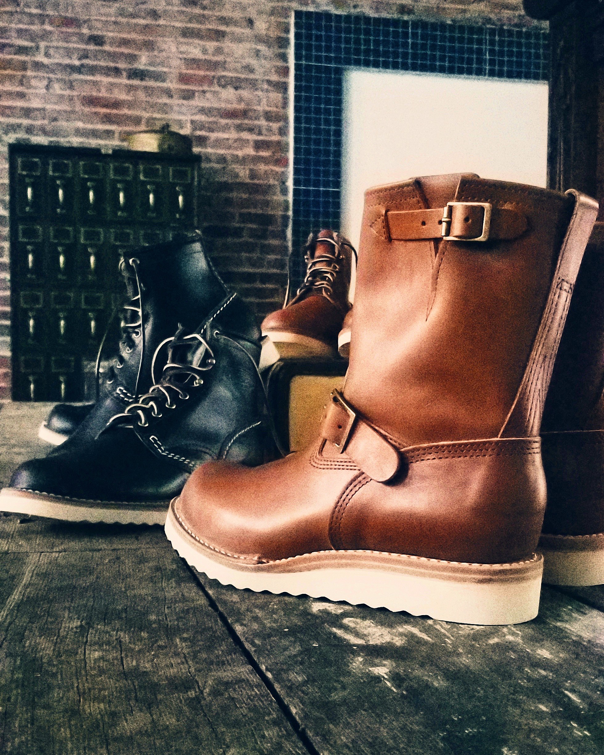 Black Bear Brand x Wesco x Horween boot collection 