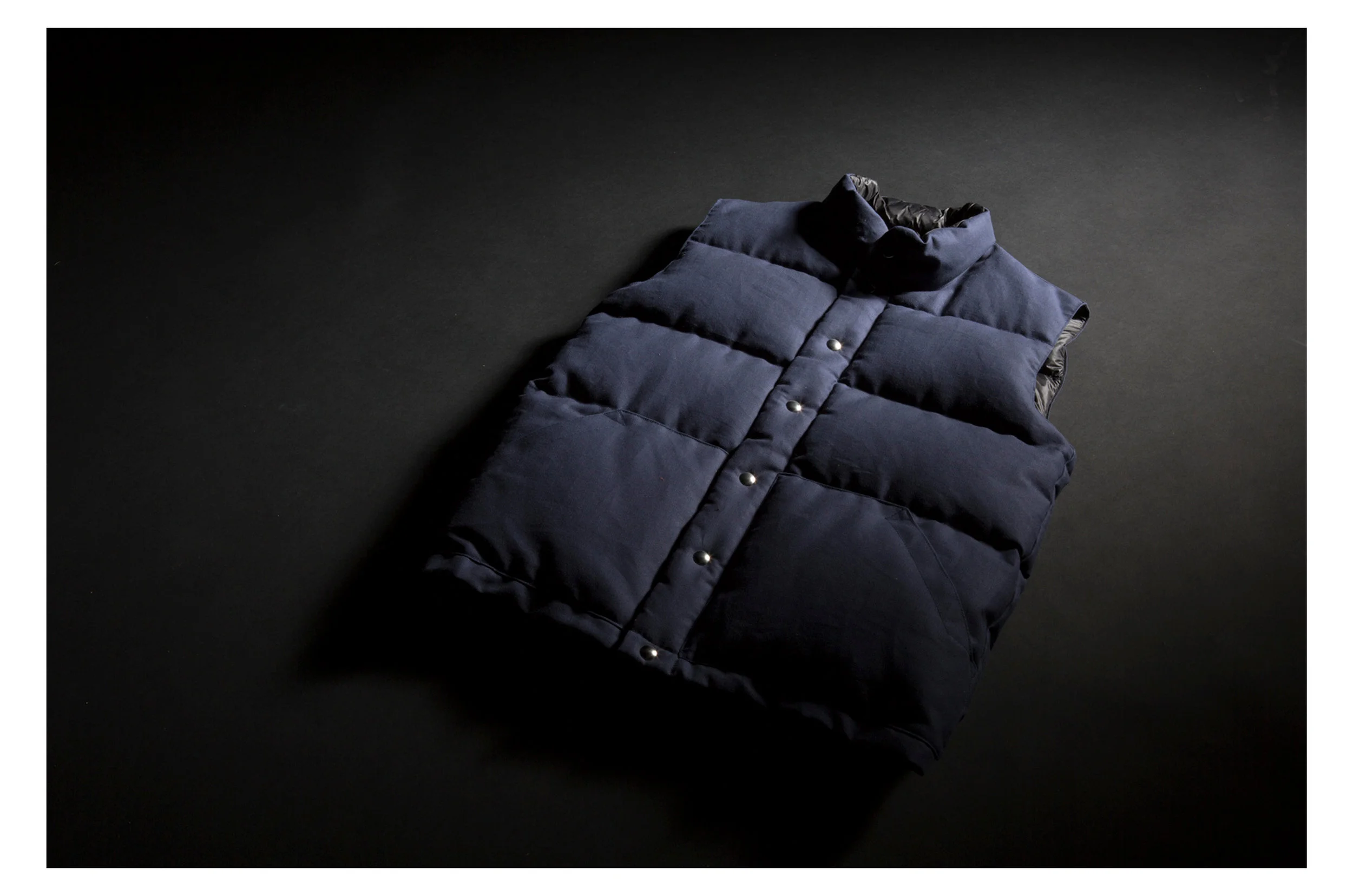 Black Bear Brand - Navy Duck Canvas Down Vest