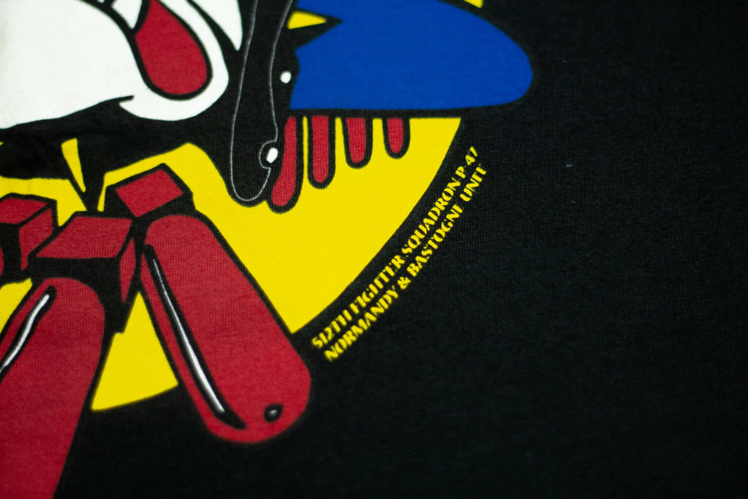 Copy of bomber artwork Bull Dog tee shirt by Black Bear Brand
