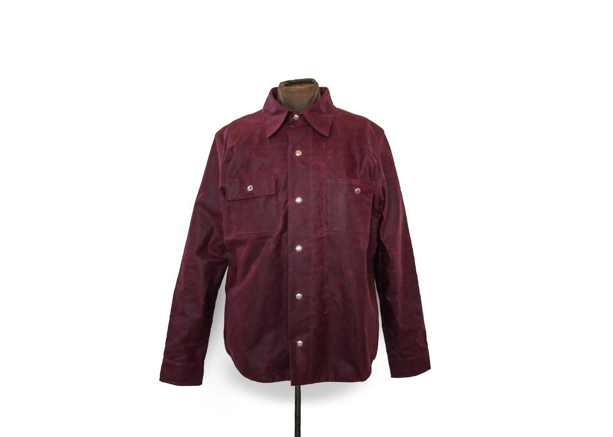 Burgundy Wax Canvas
