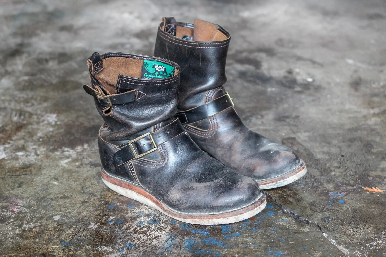 BOSS Engineer (Horween Steer) Collaboration with Wesco — Black 