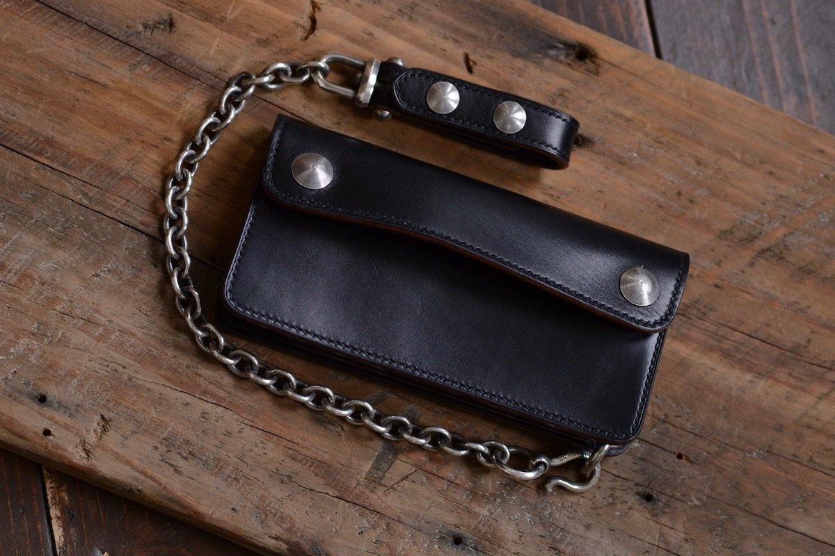 Ryder Wallet Chain Strap - Black/Pewter