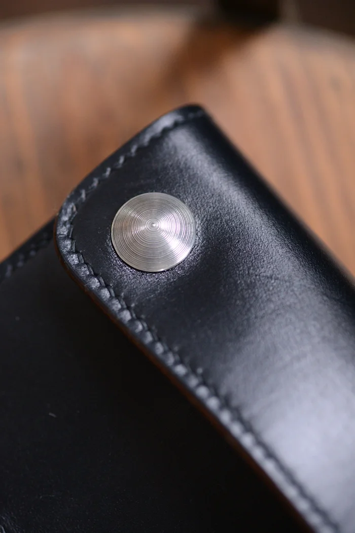 Handmade Sterling Silver Wallet Chain and Horsehide Wallet