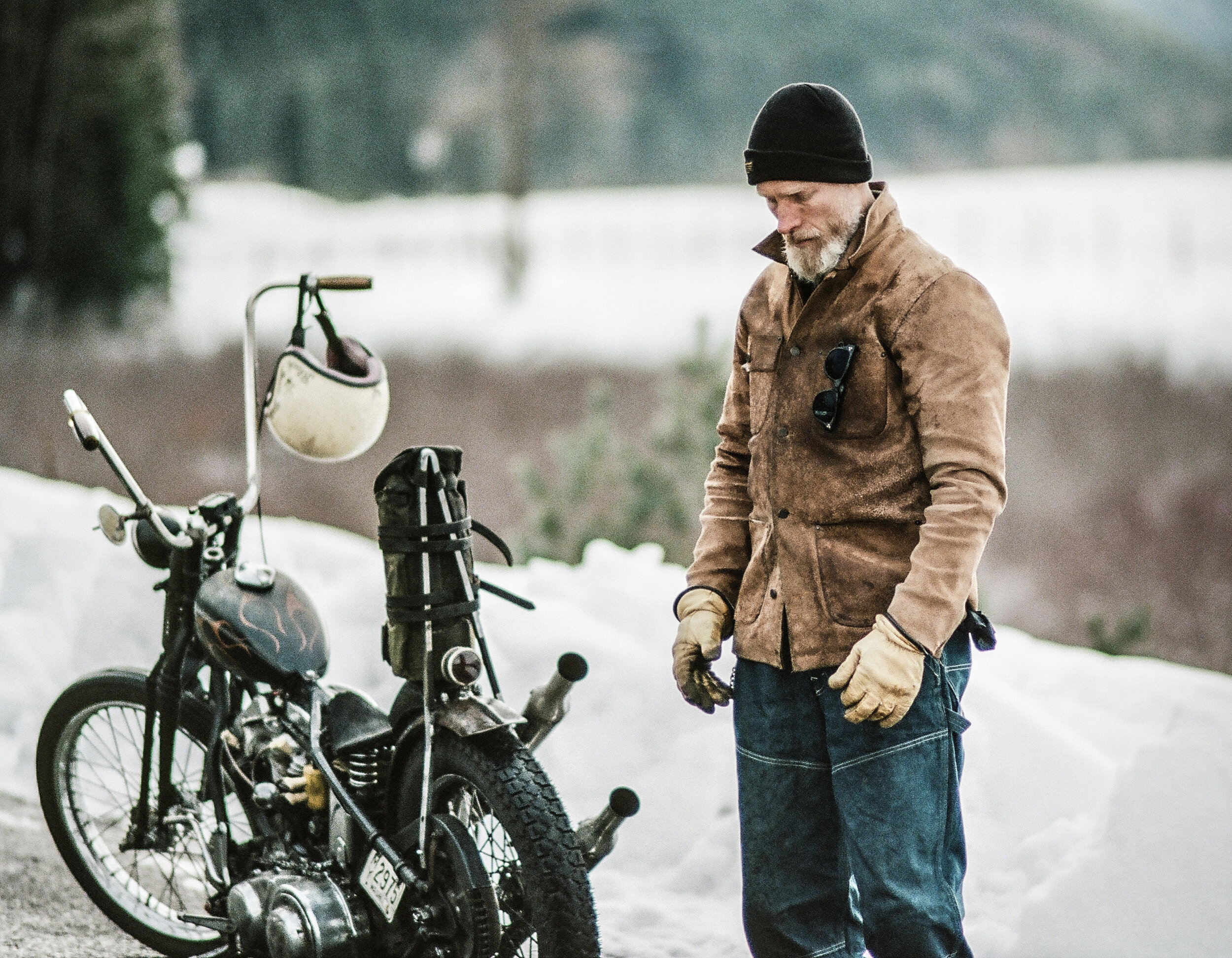 the Horween rough-out chore jacket 
