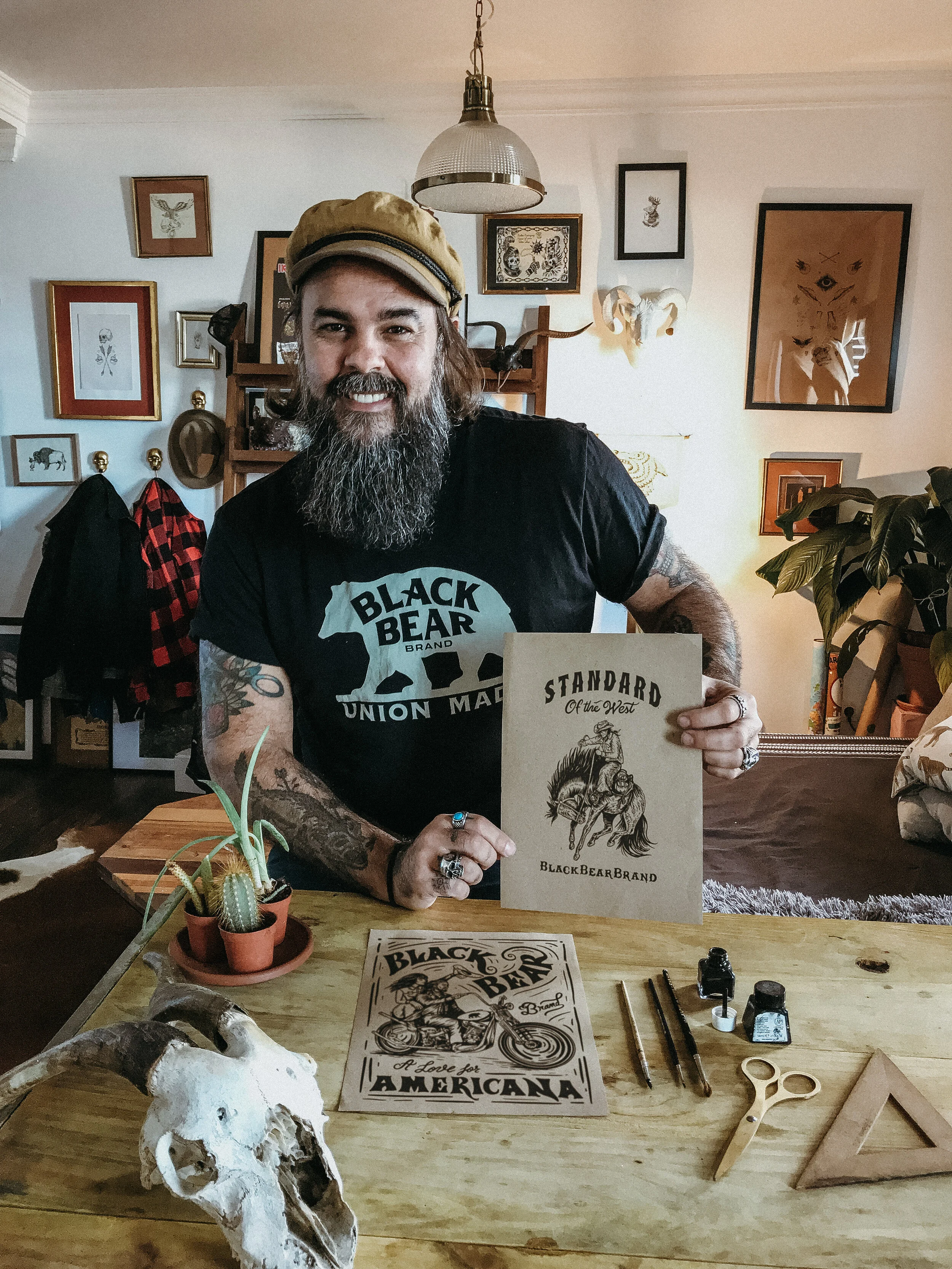 Black Bear Brand... A Love For America t-shirt 