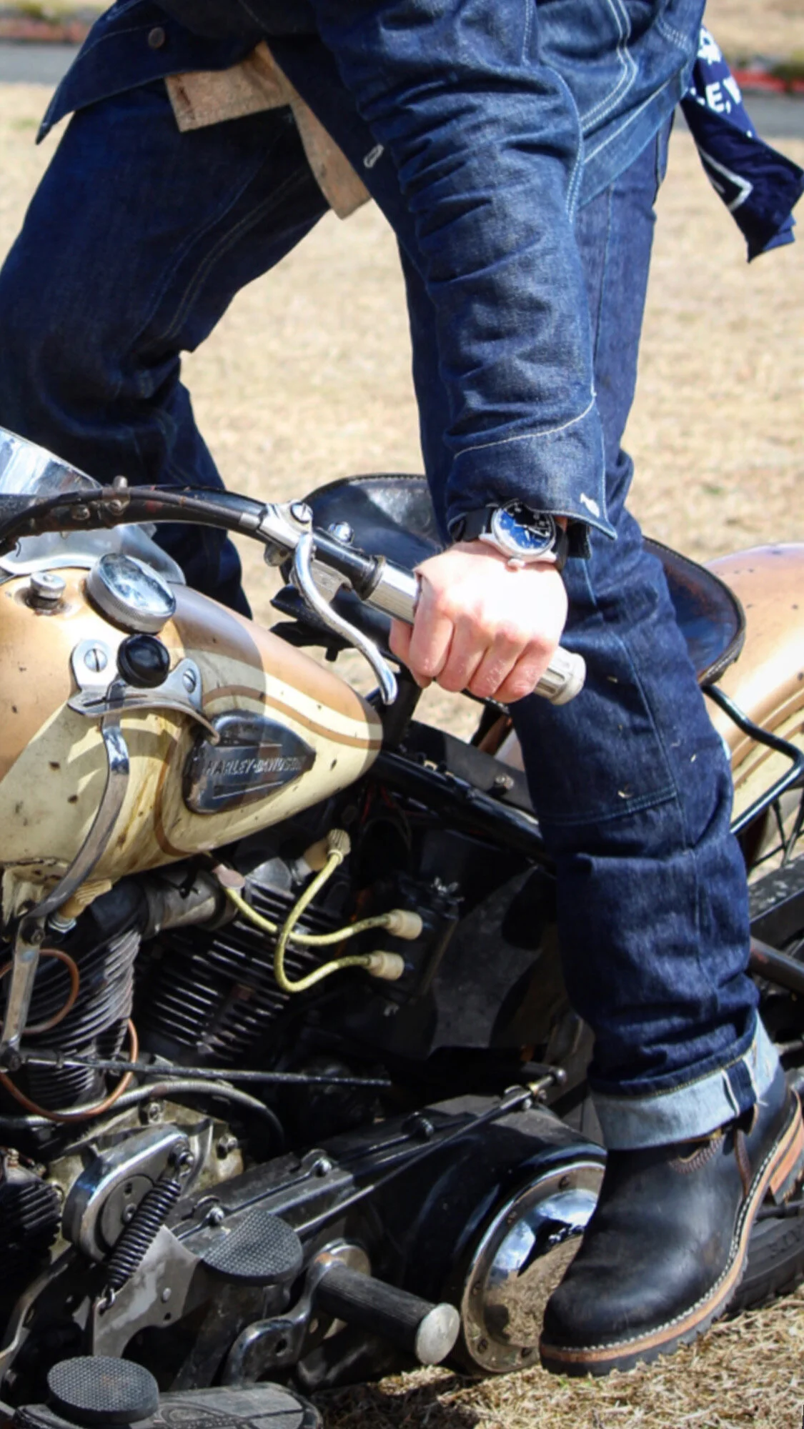 The Black Bear Brand Horsehide Roughrider BOSS