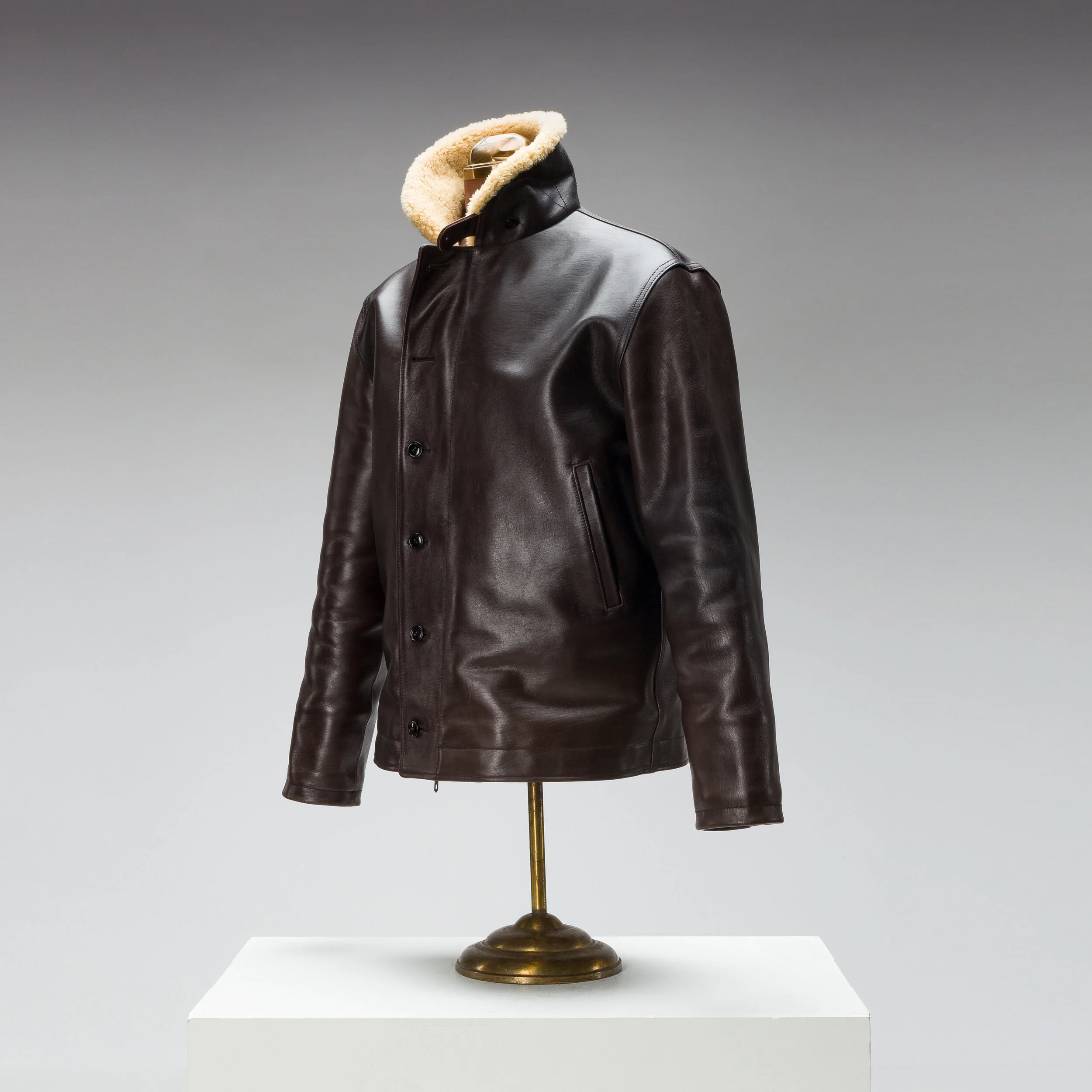 Black Bear Brand Brown/Black Horsehide N1 Deck Jacket