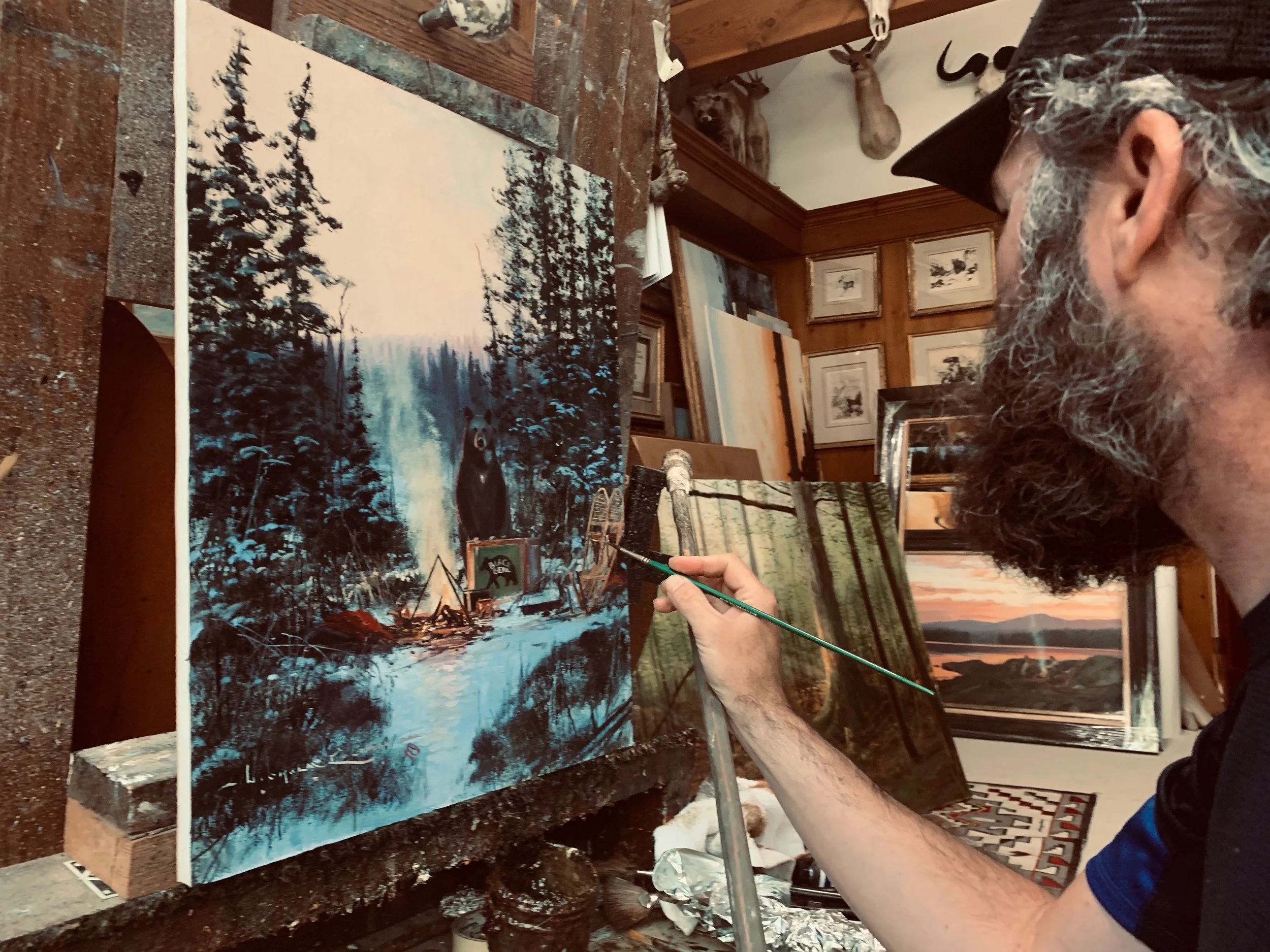 Black Bear Brand ~ Nicholas Coleman PAINTING (Limited Edition Print and NFT)