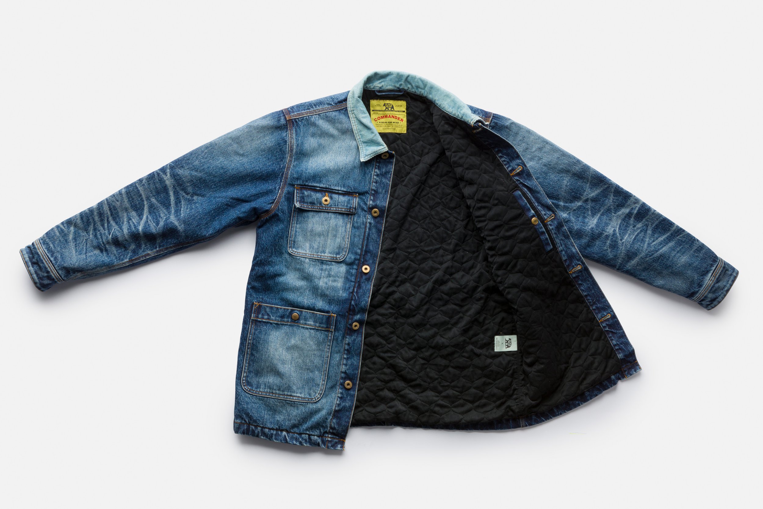 Black Bear Brand denim chore coat