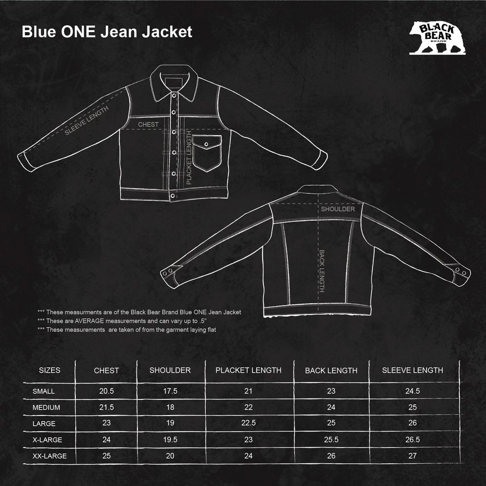 Winter ONE Jean Jacket — Black Bear Brand