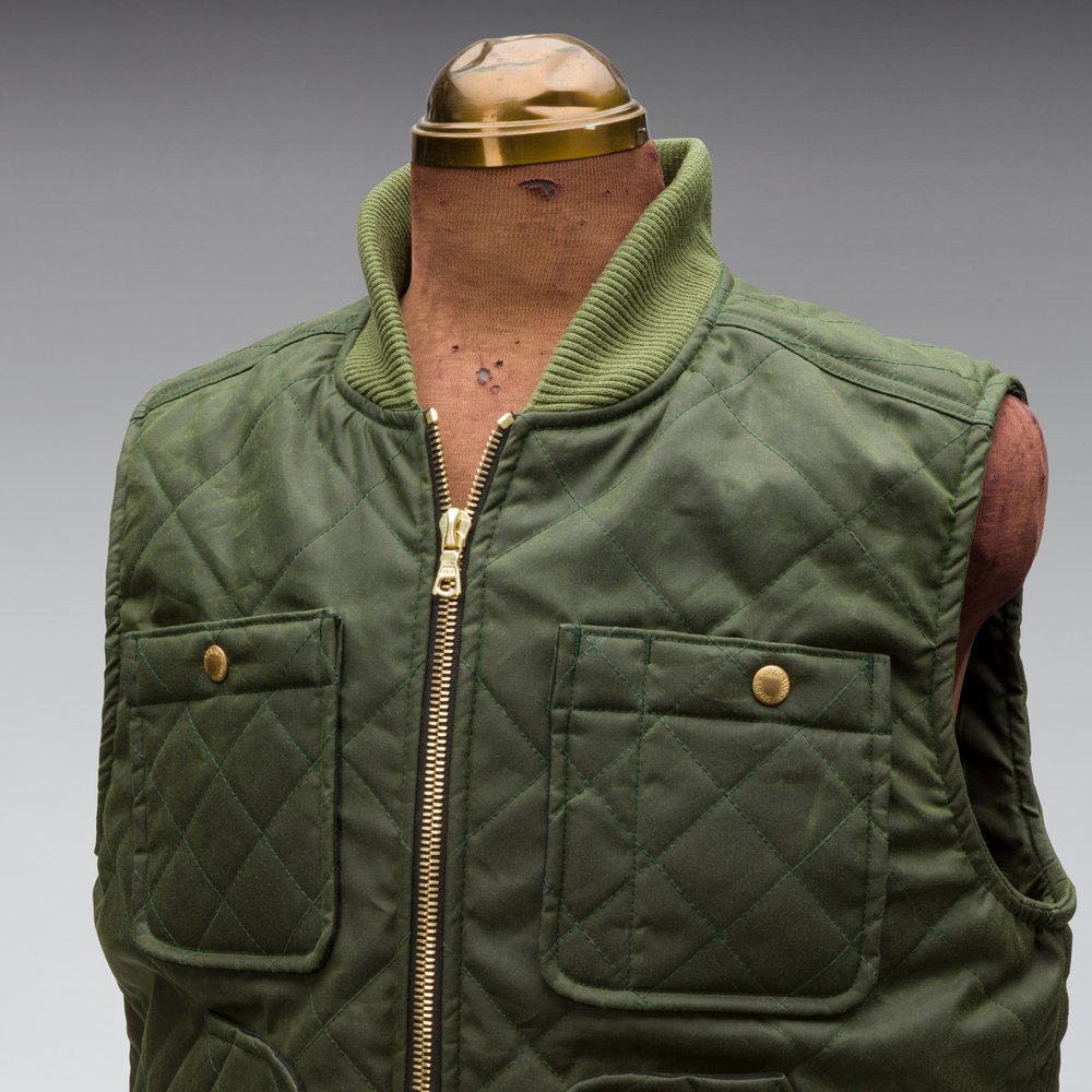 Rover Waxed Canvas Vest | American Made | Devium USA Havana / L