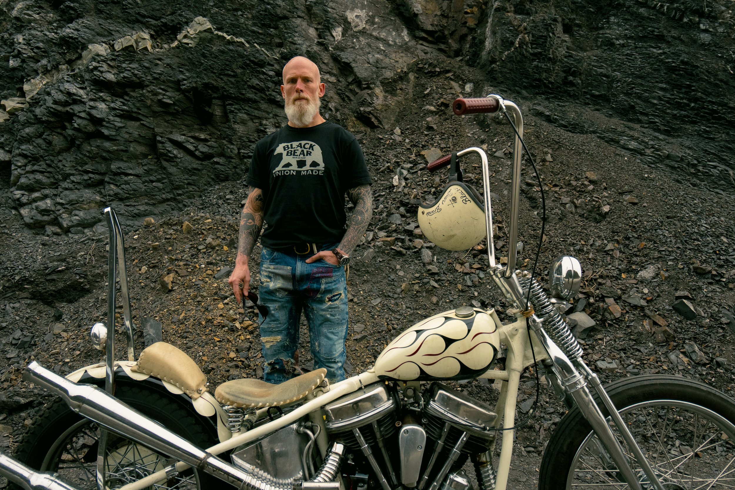 Boro Fabric Jeans by Black Bear Brand. The Essence of Rugged Individuality and Uncompromising Quality. A Way of Life Woven into Every Thread. The Epitome of Men's Fashion Excellence