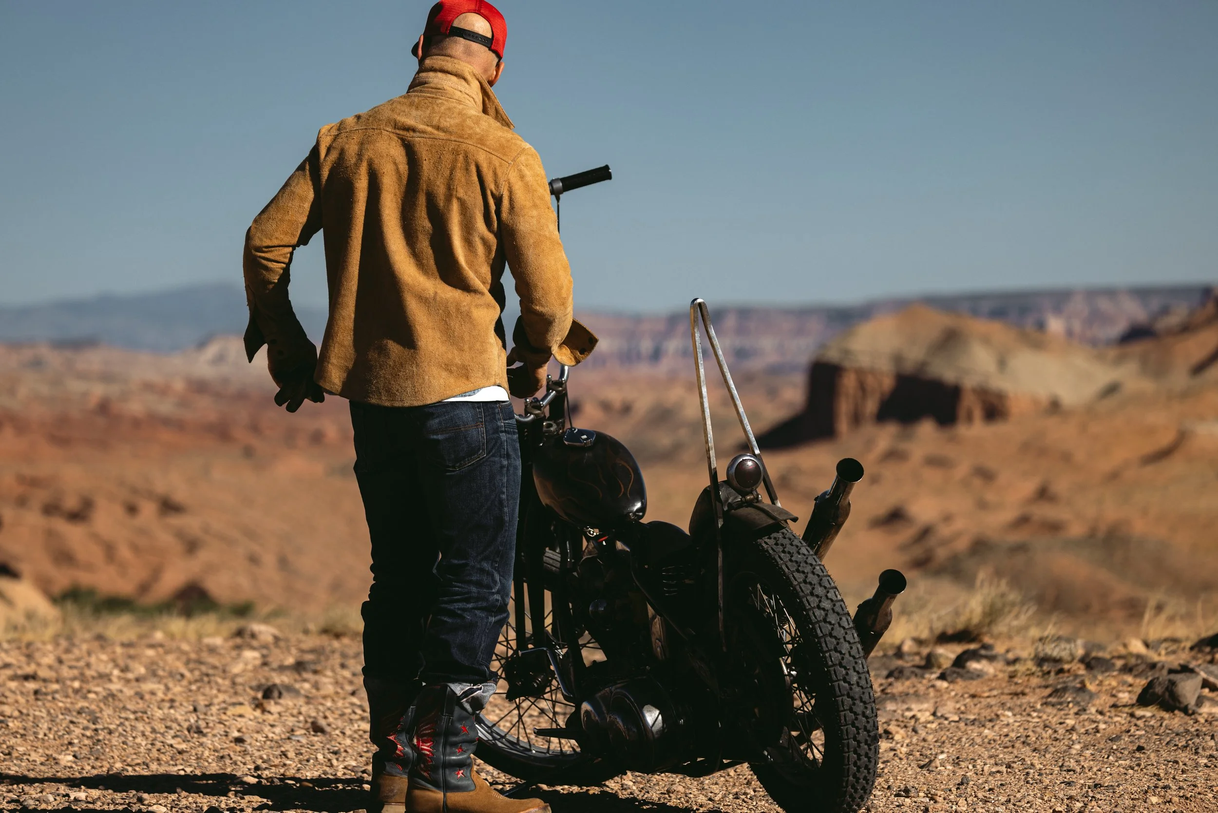 The Rough-RIDER Natural Horsehide RoughOut Western OVER-Shirt — Black ...