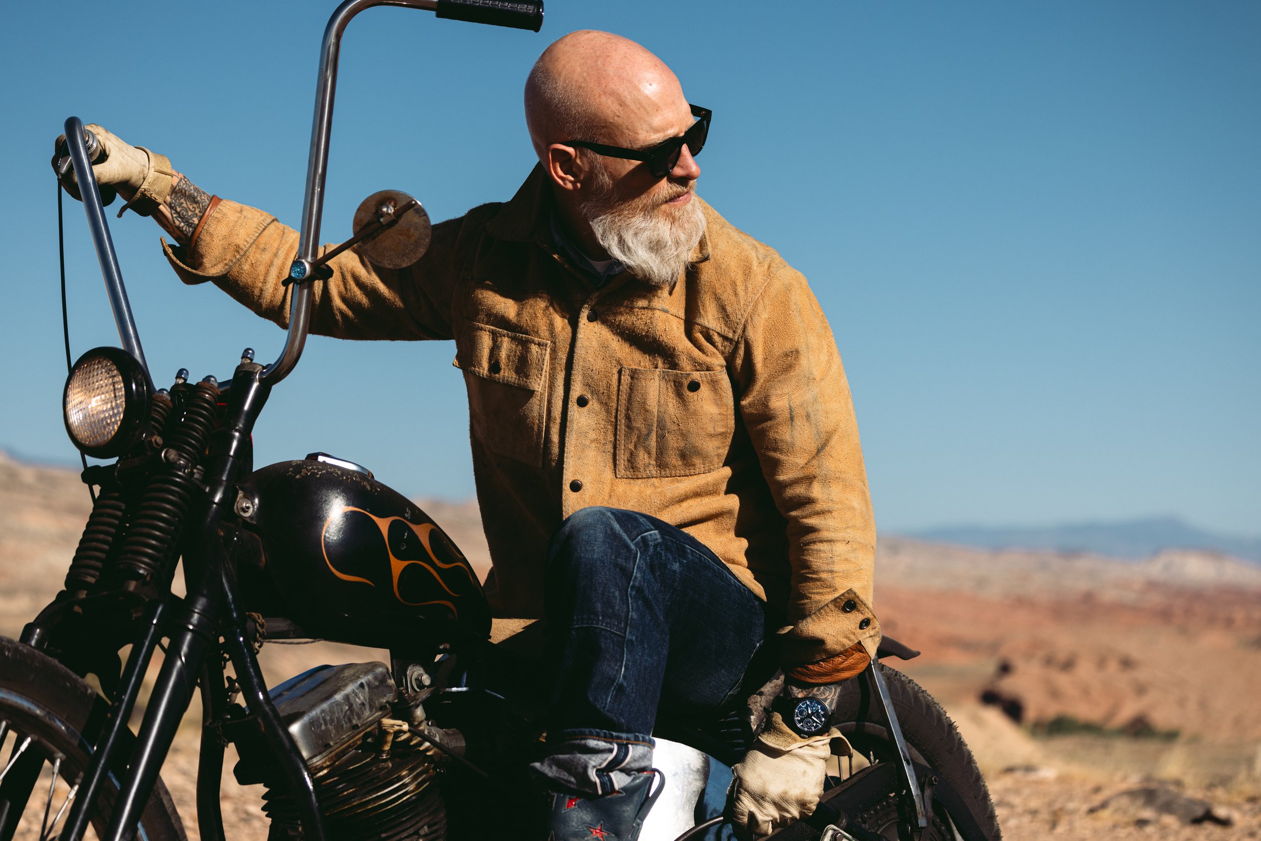 The Rough-RIDER Natural Horsehide RoughOut Western OVER-Shirt — Black ...