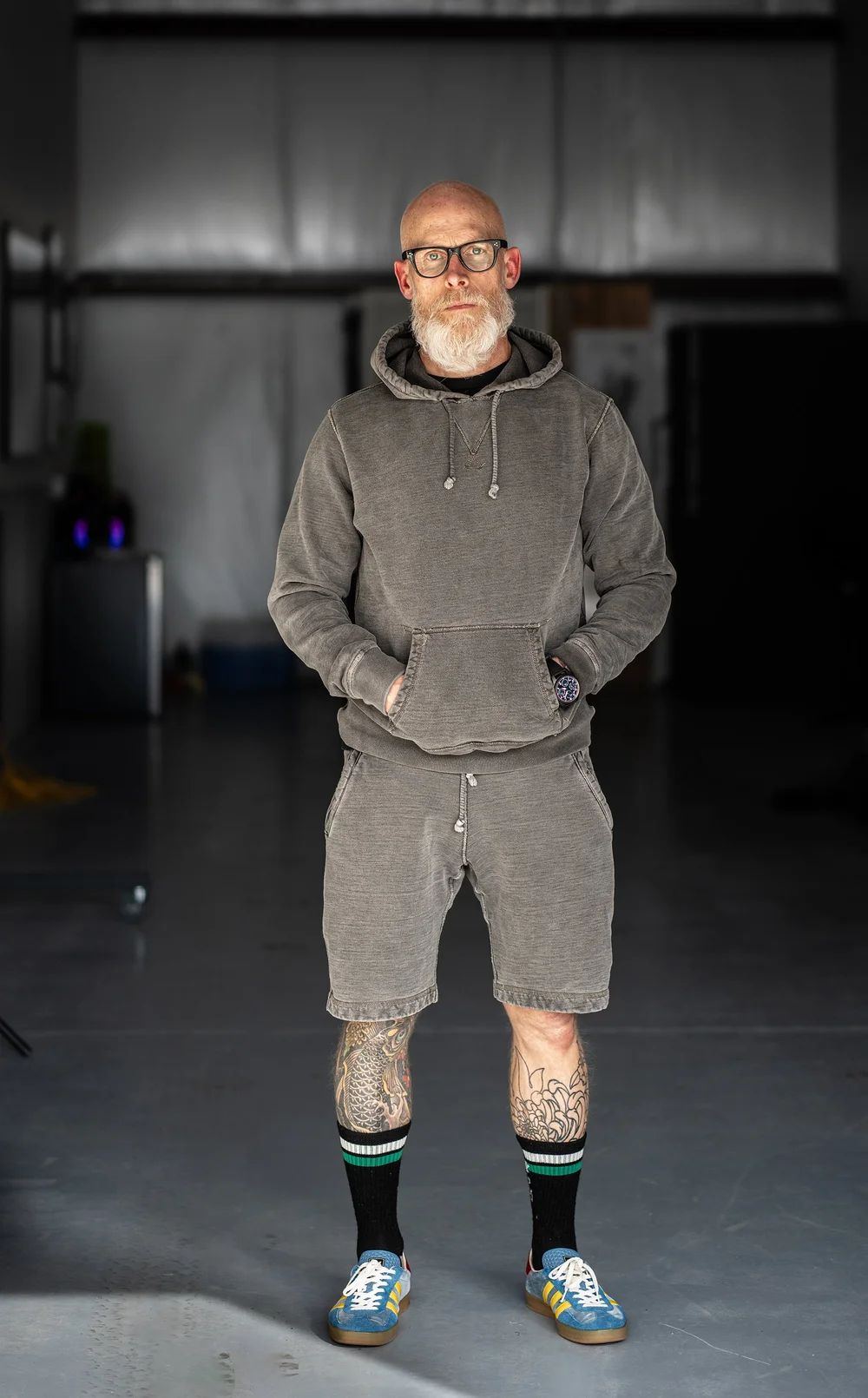 Black Bear Brand CHARCOAL Grey Garment Dyed - Ultimate 30oz Terry 