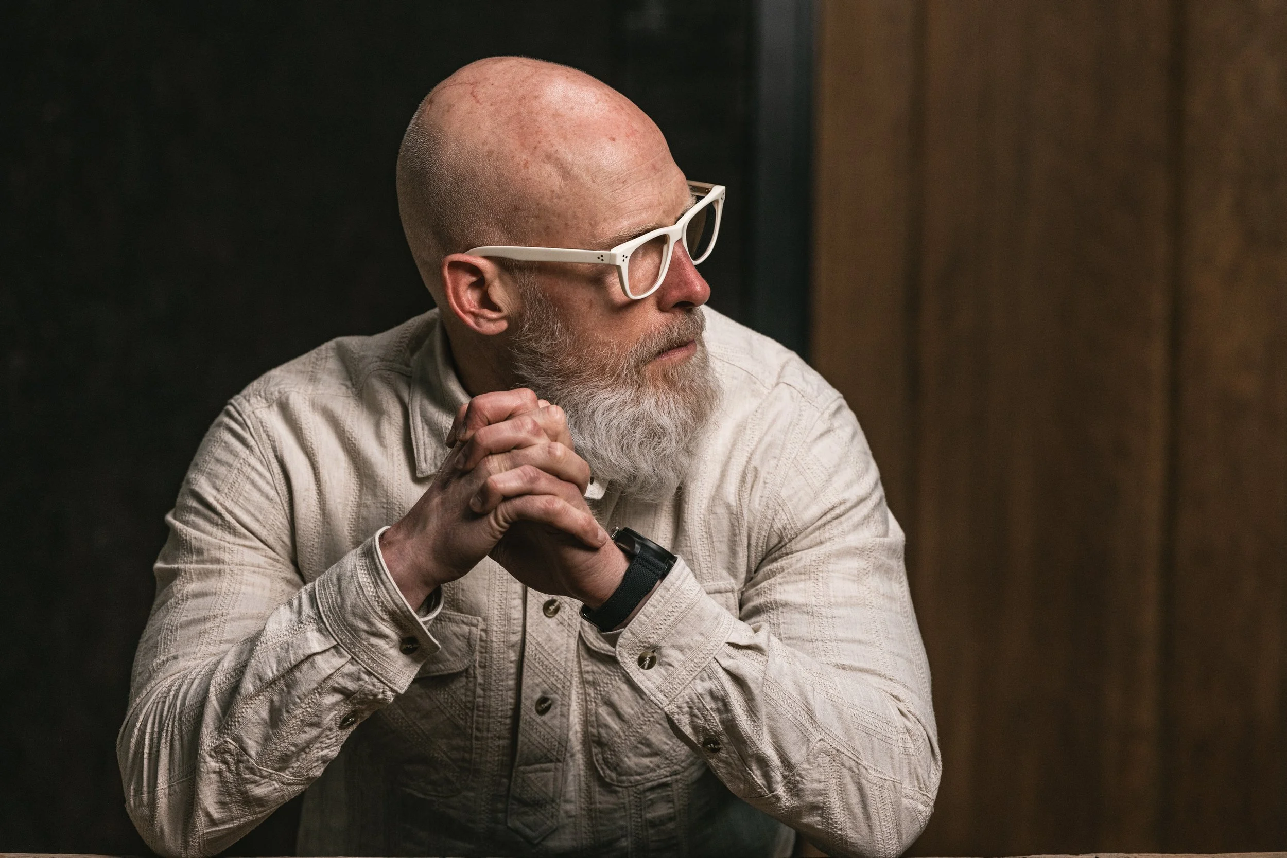 Black Bear Brand ~ Linen Embroidery Stripe POP OVER