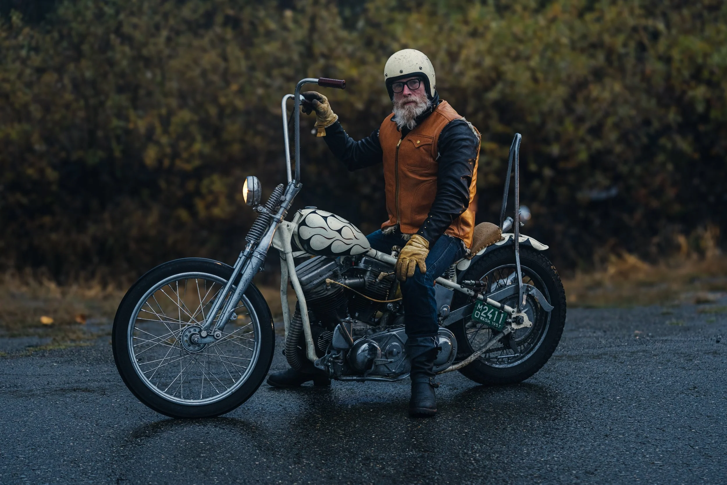 northern dream vest and leathertogs jacket rain.jpeg