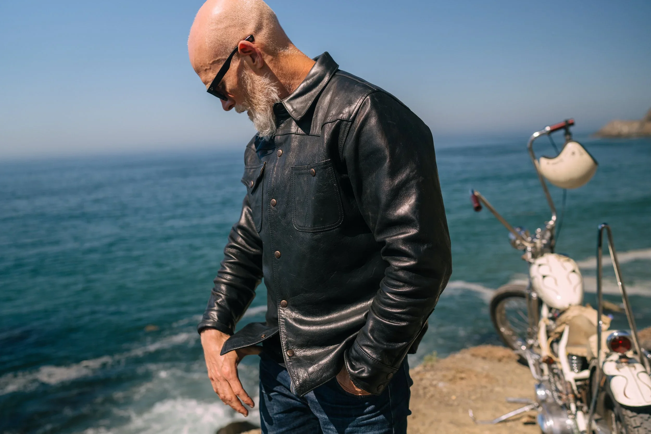 The Black Western Horween Horsehide Jacket by Black Bear Brand