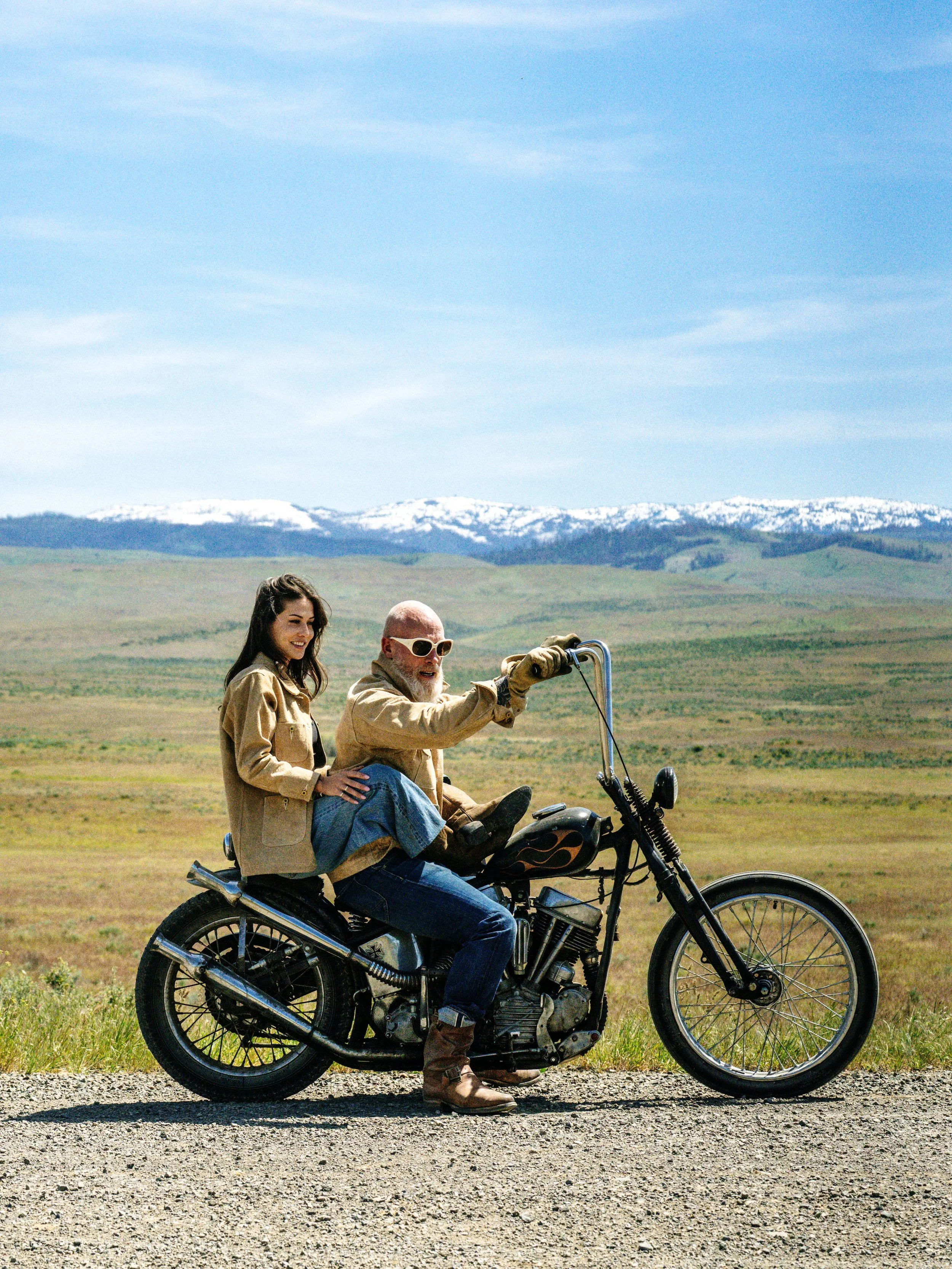 The Black Bear Brand Rough-Out Chore Coat: Horween Leather, His and Hers