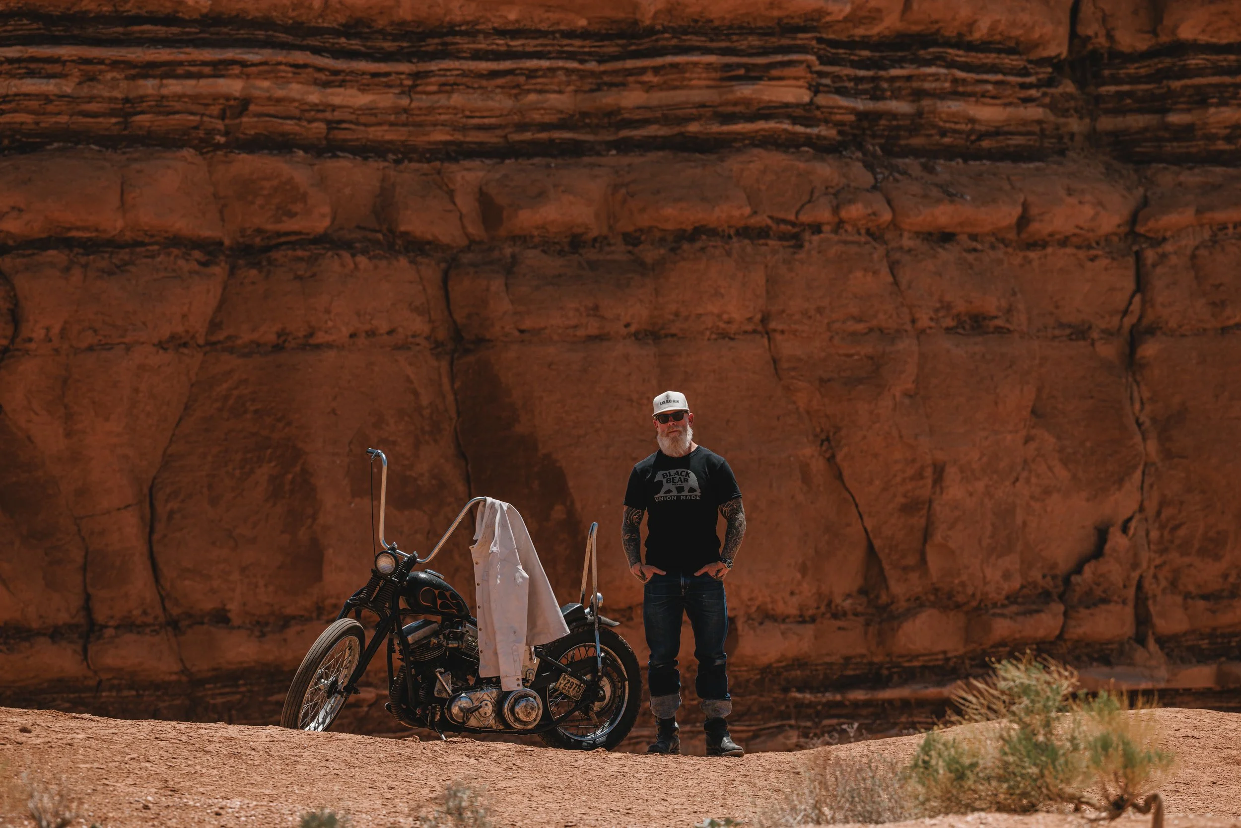 Black Bear Brand - Spirit Bear, GHOST White Western... Horween Horsehide Jacket