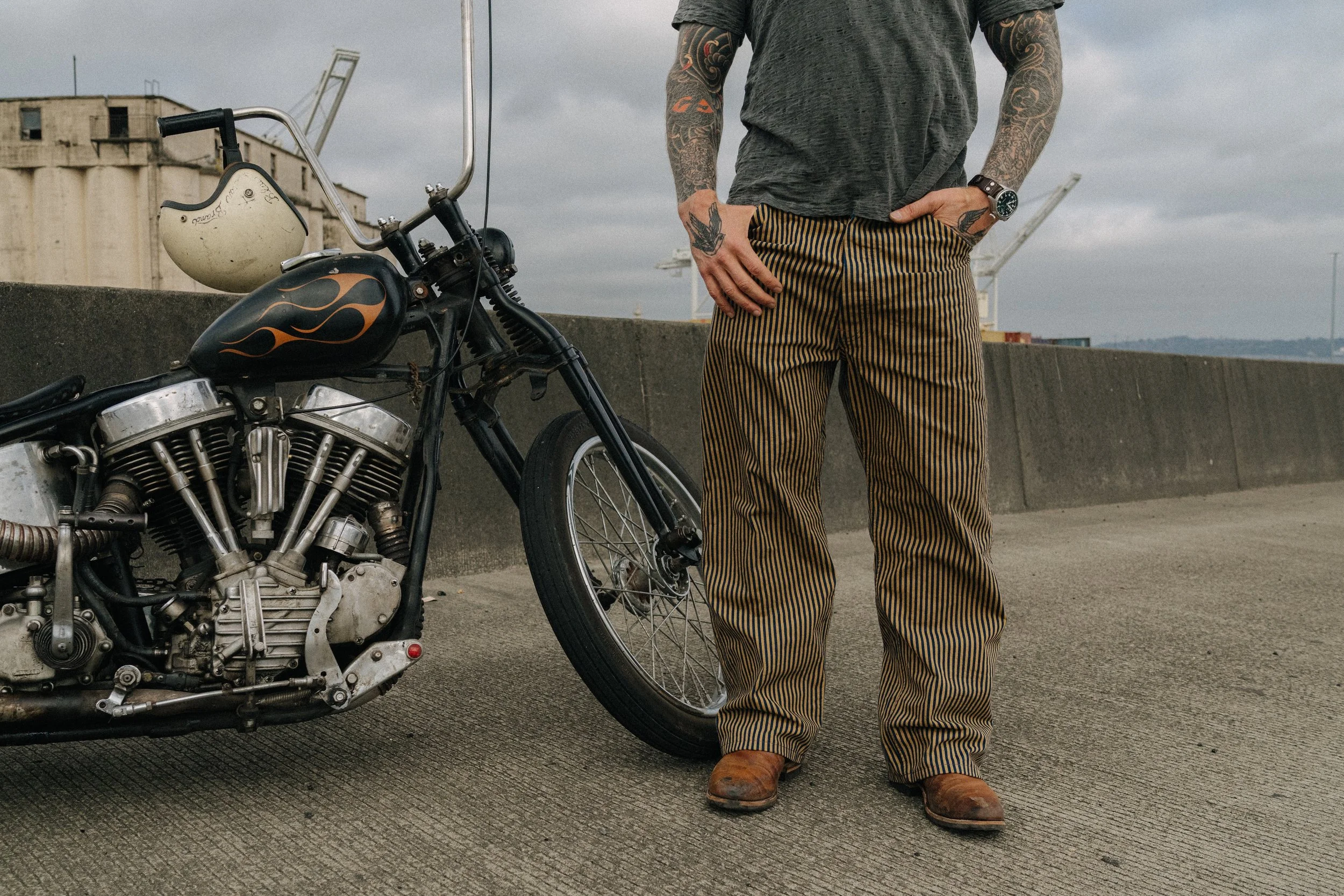 vintage Black Bear Brand engineer pant
