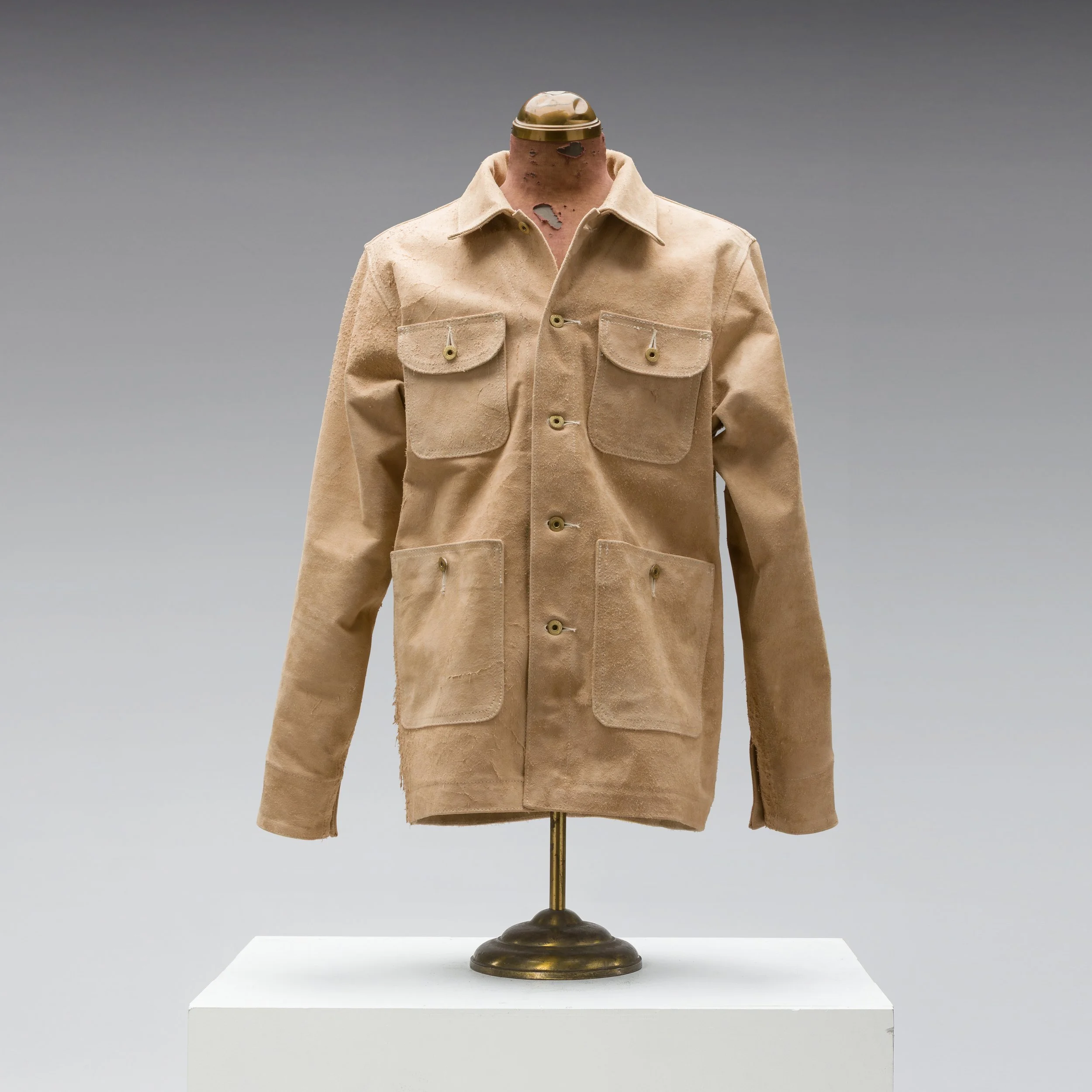 Black Bear Brand, Aged IVORY ROUGH-OUT Chore Coat