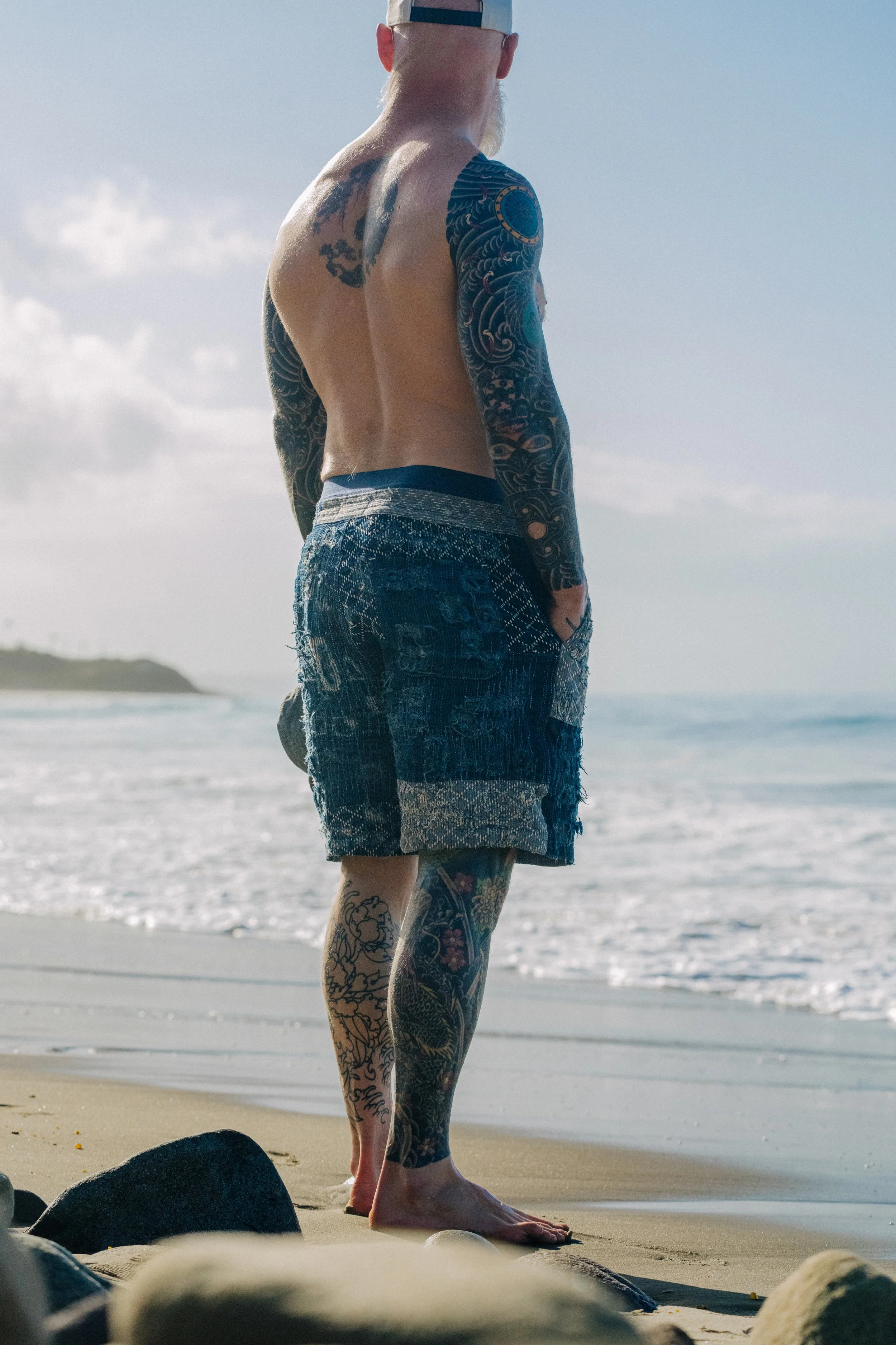 Black Bear Brand BORO Kung Fu Lounge Shorts