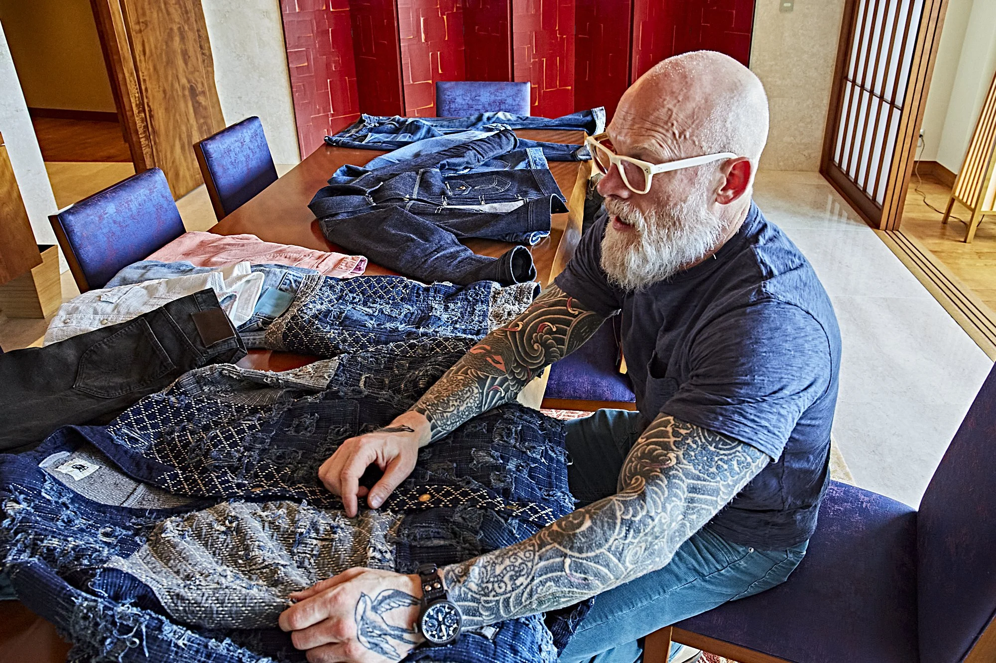 Black Bear Brand BORO Kung Fu Lounge Pants