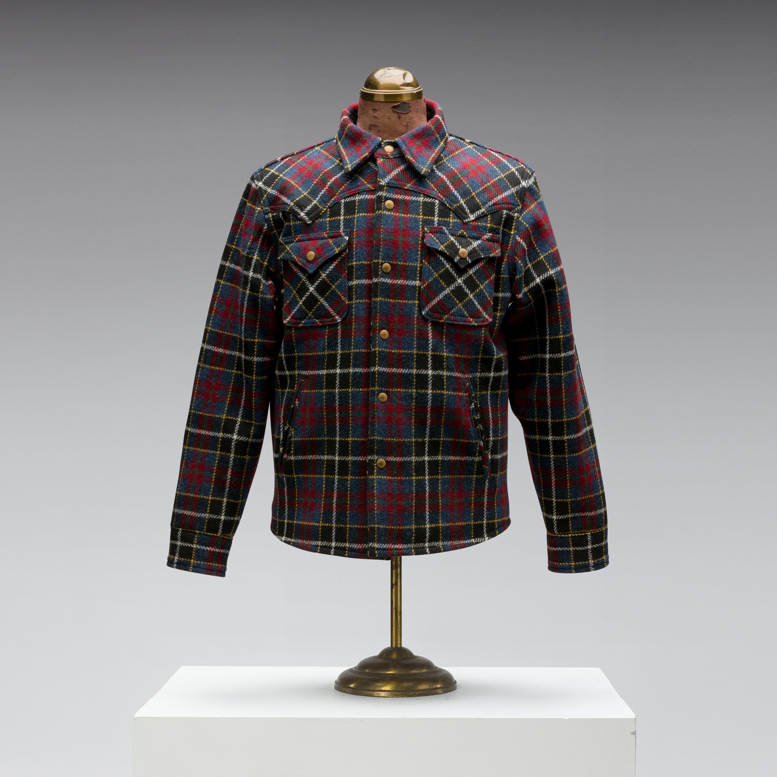 Black Bear Brand Harris Tweed Midnight Glen Tartan WOOL Western Jacket