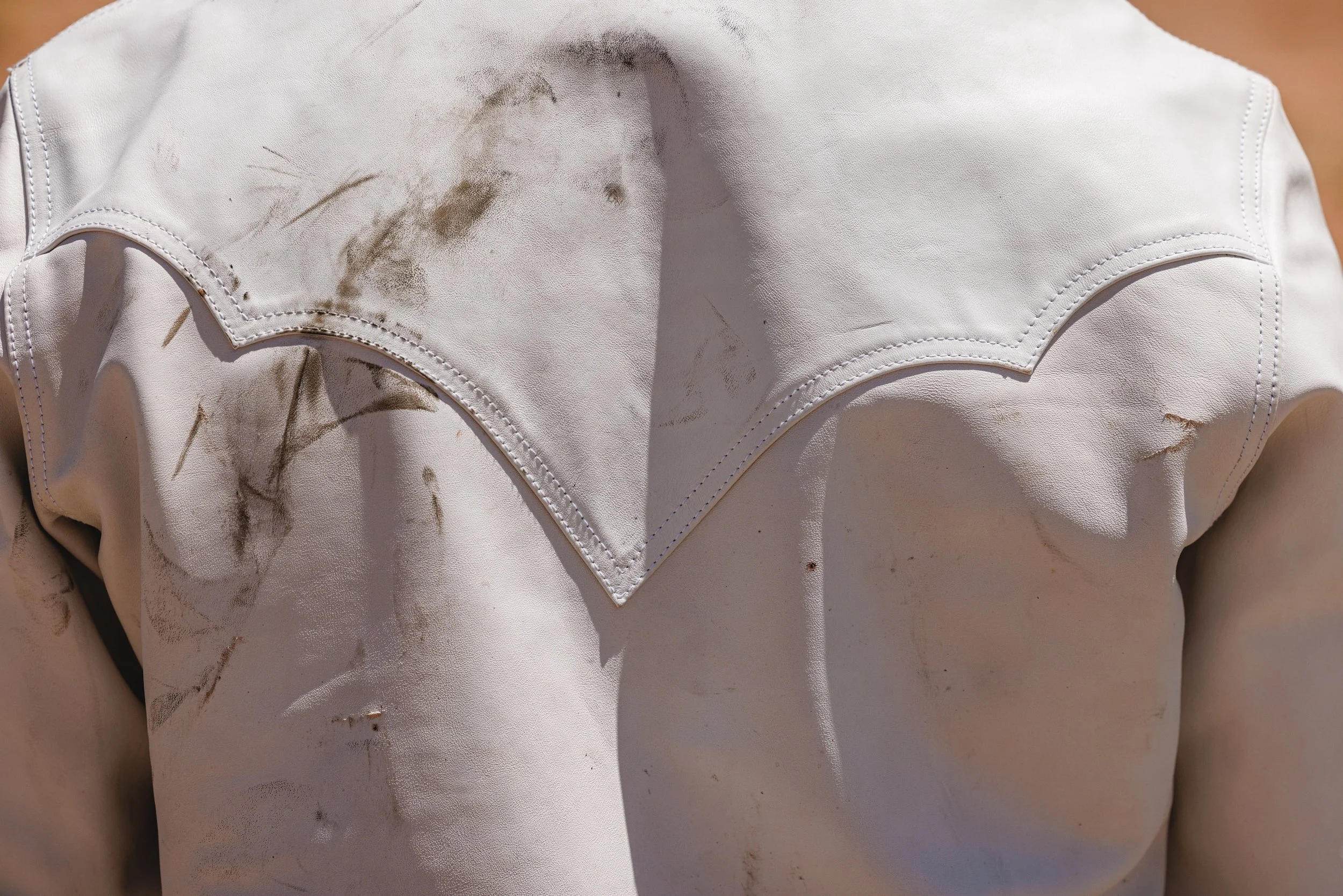 Black Bear Brand - Spirit Bear, GHOST White Western... Horween Horsehide Jacket