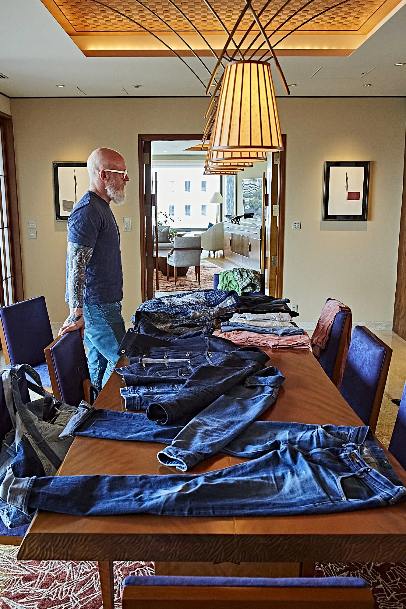 Black Bear Brand BORO Kung Fu Lounge Pants