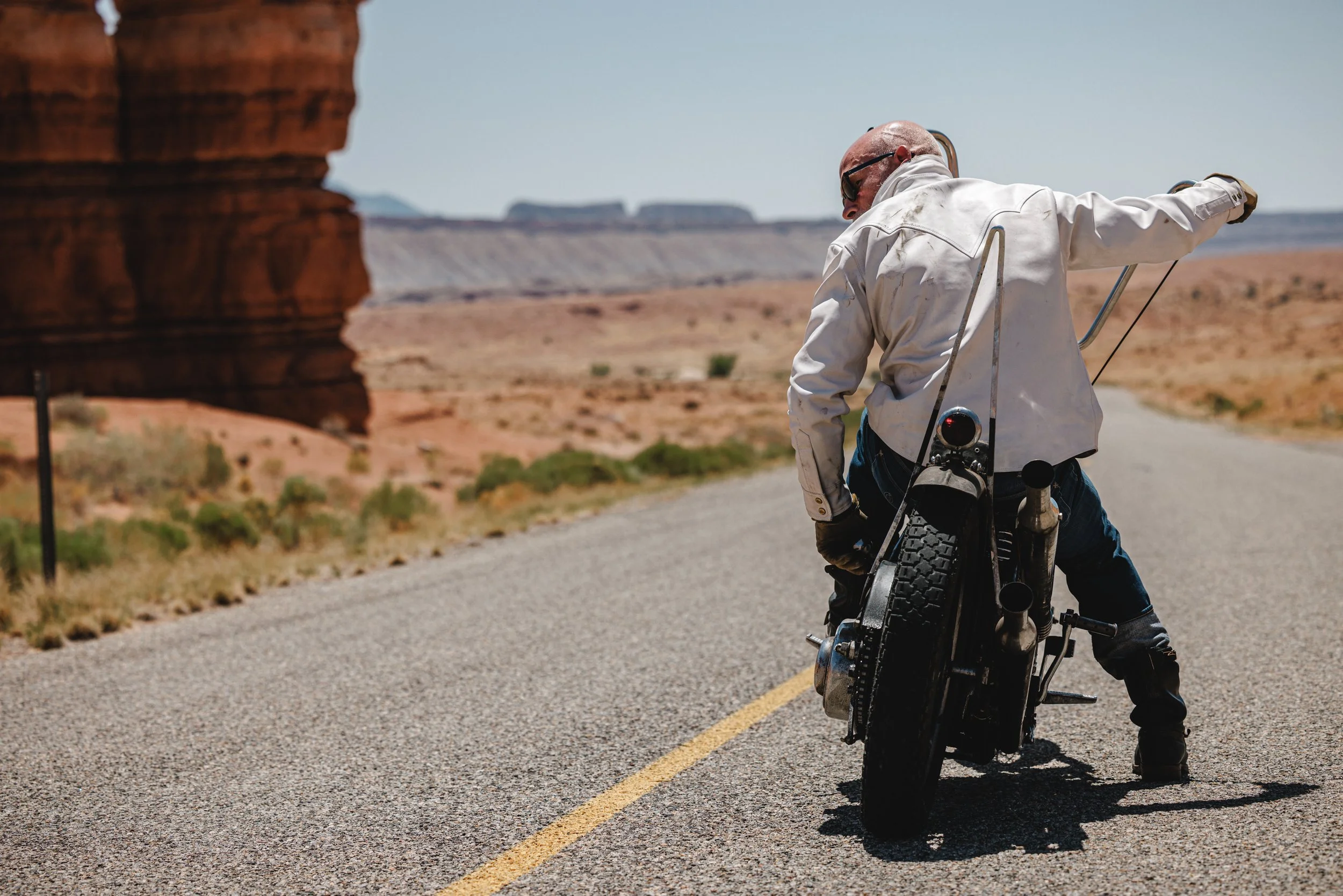 Black Bear Brand - Spirit Bear, GHOST White Western... Horween Horsehide Jacket