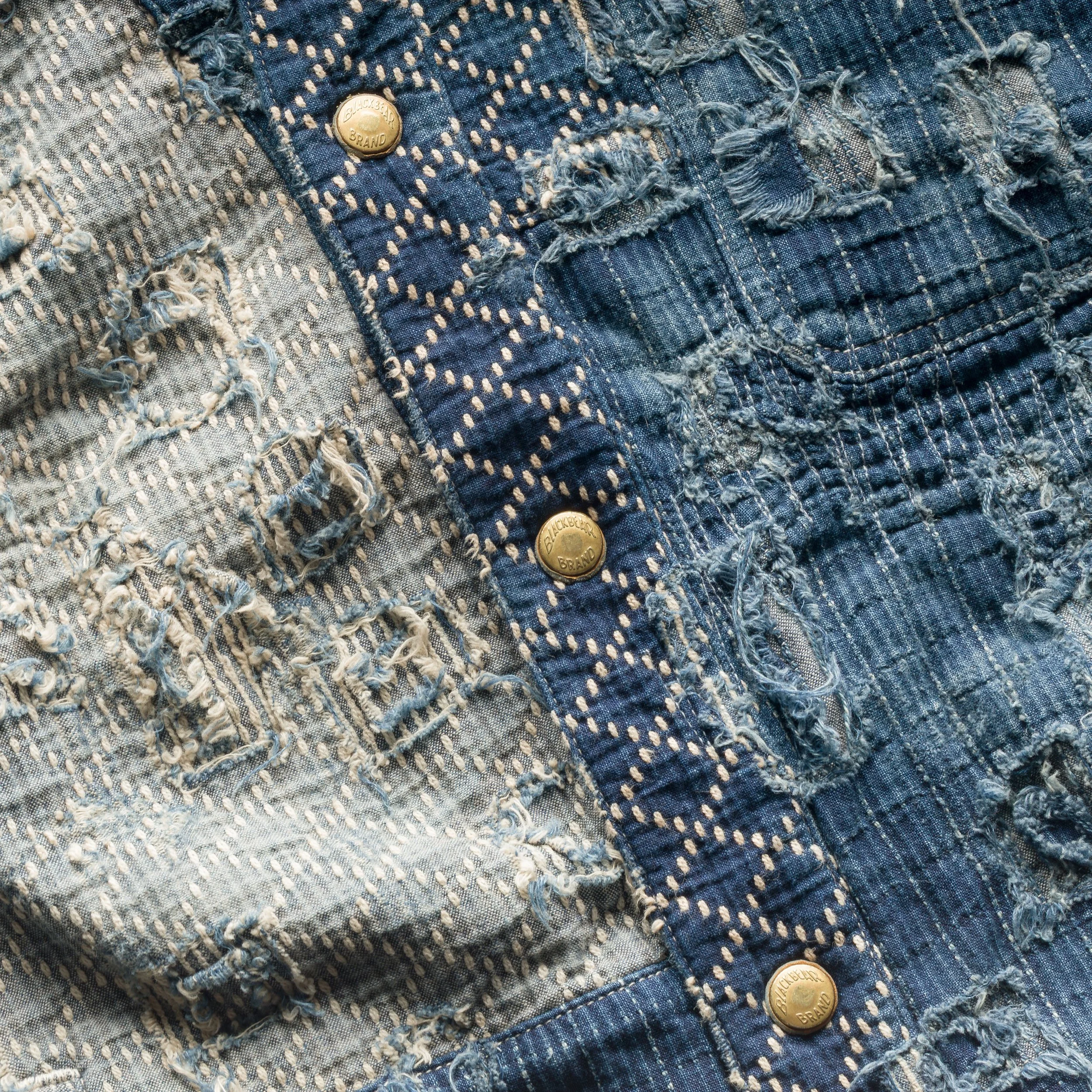 Black Bear Brand BORO Kung Fu Lounge Top