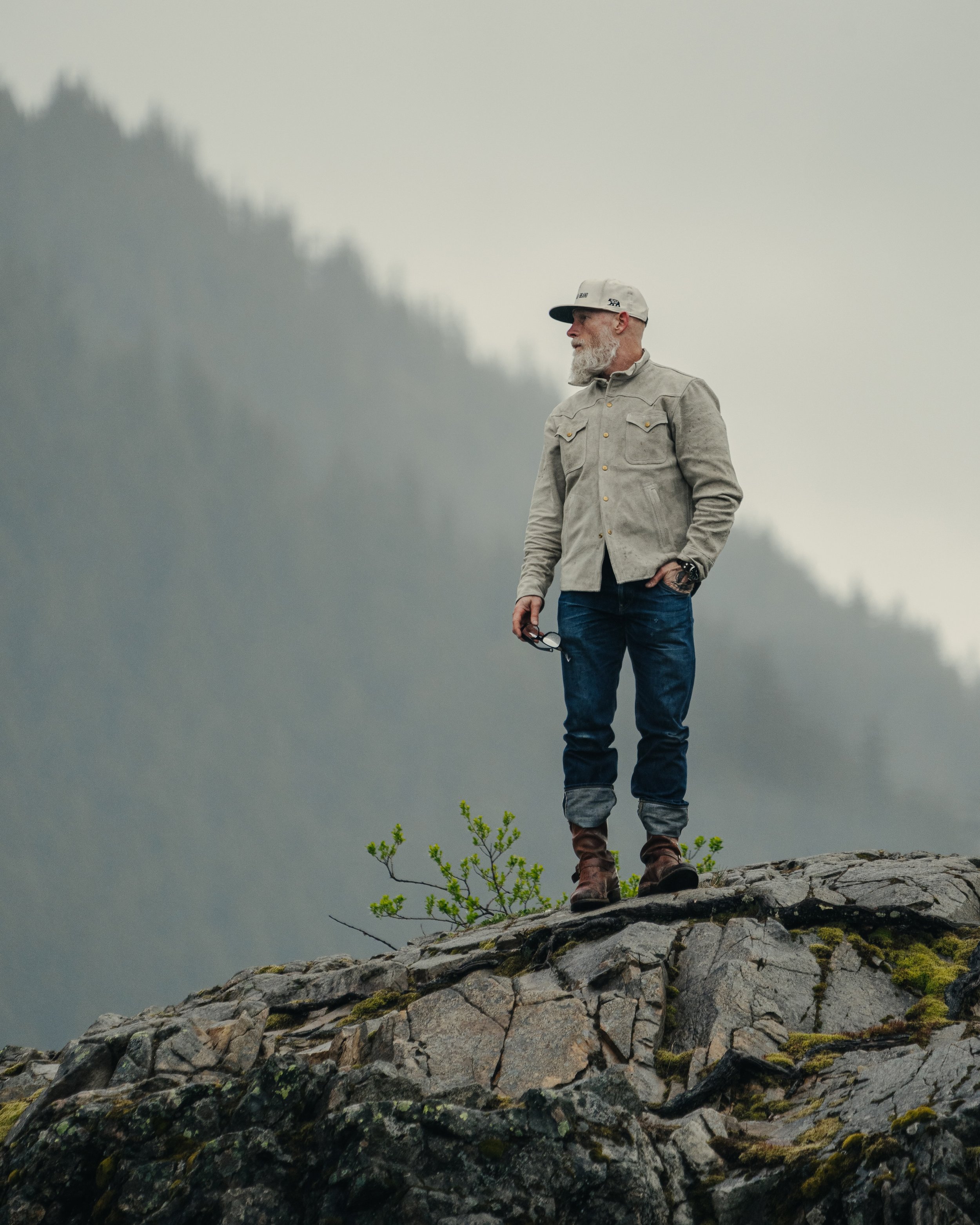 Black Bear Brand IVORY Rough-Out... Zach Bryan edition western jacket