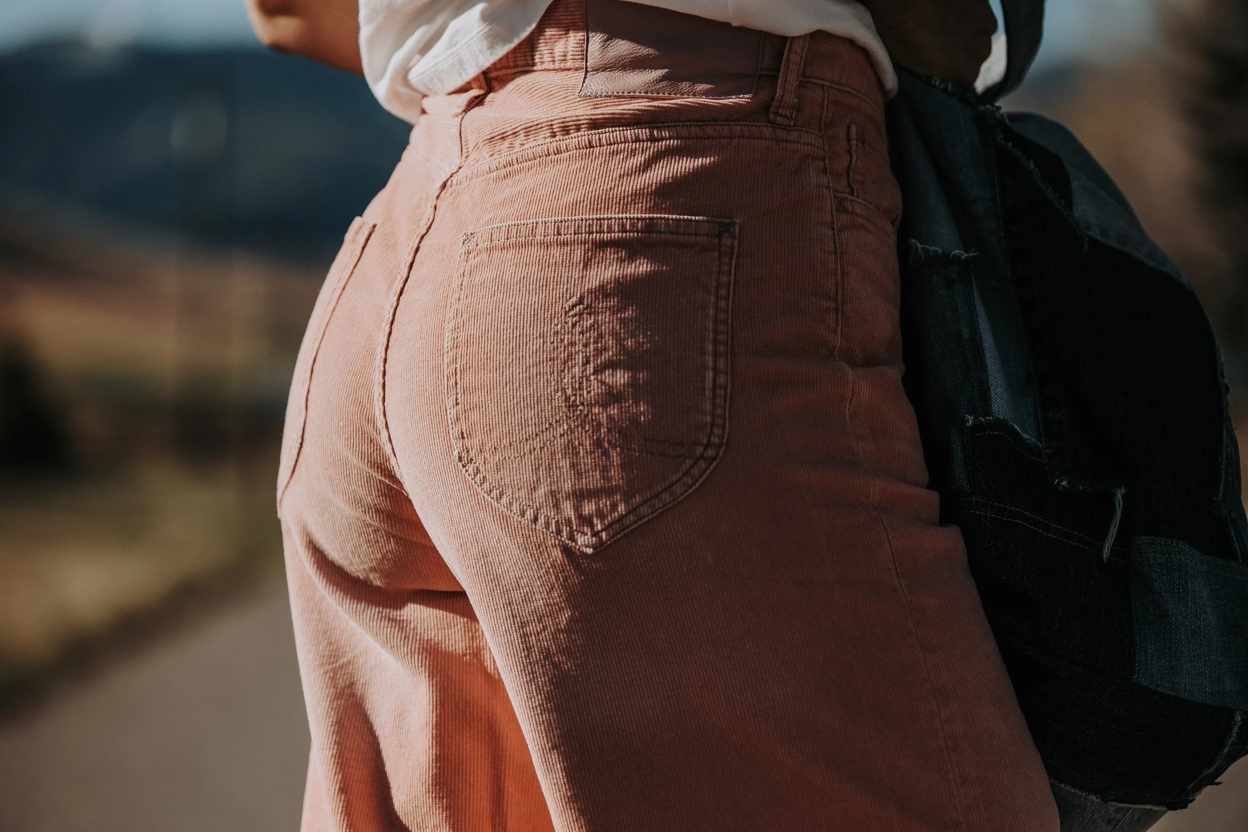 Black Bear Brand WOMAN - Vintage ROSE Boy Friend Cords!