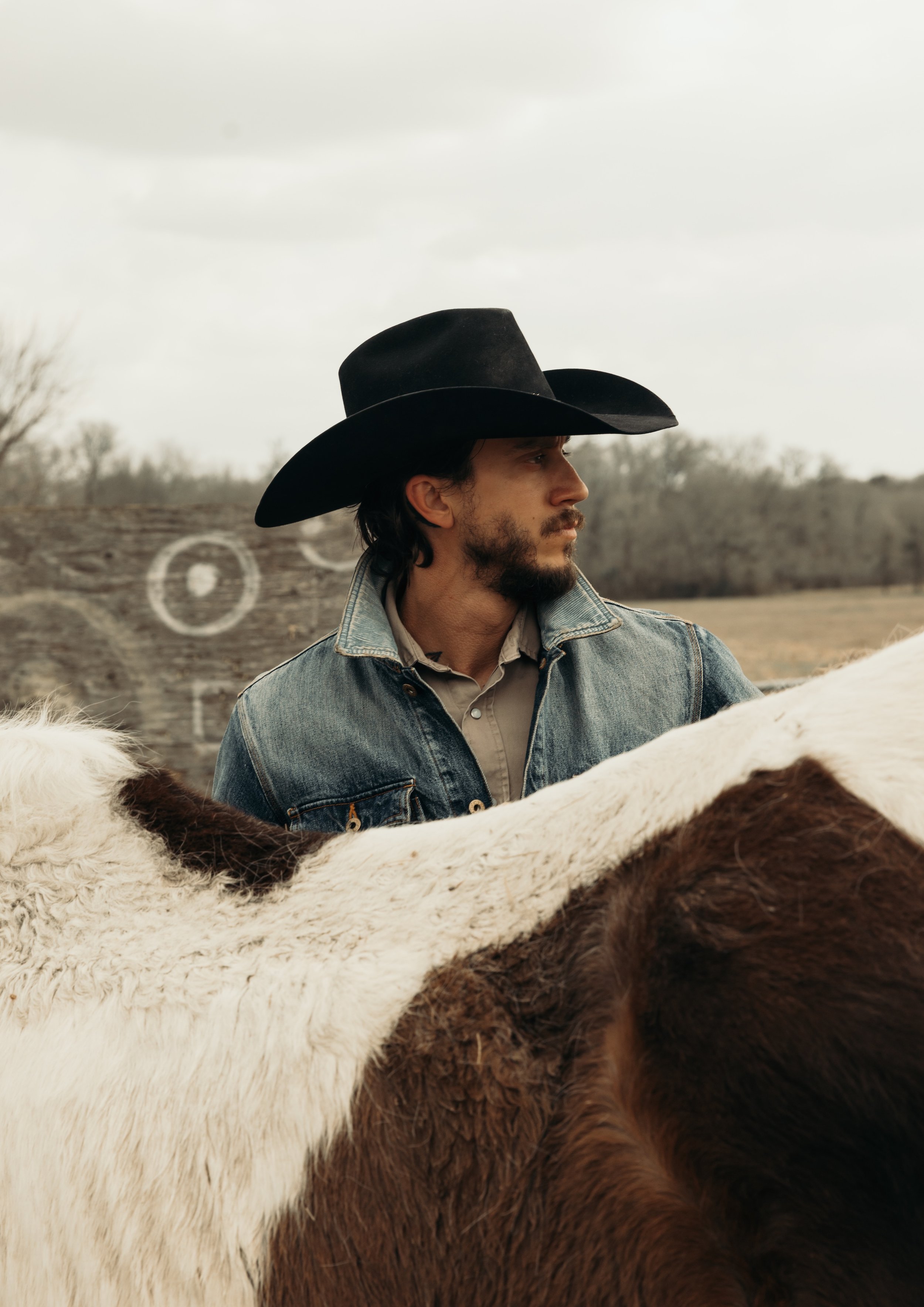 Black Bear Brand WINTER Washed Denim Chore Coat