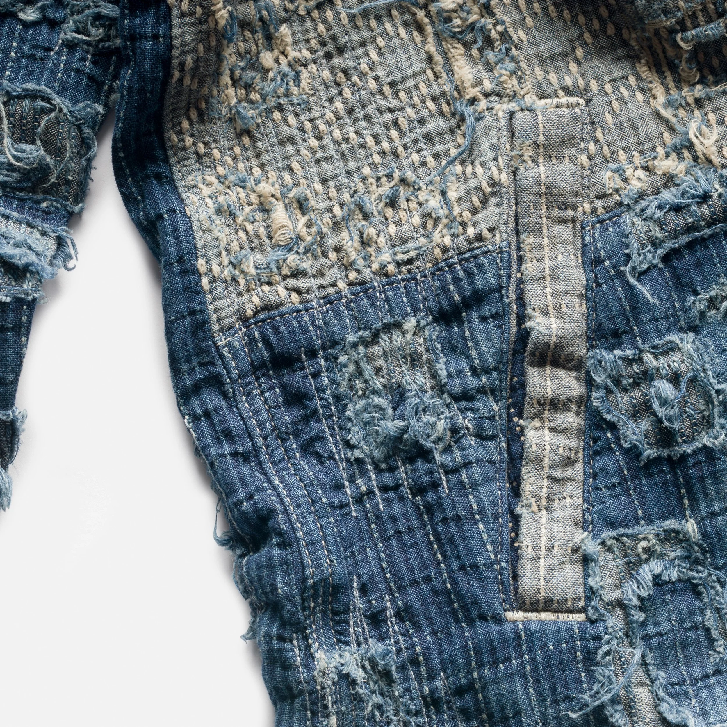 Black Bear Brand BORO Kung Fu Lounge Top